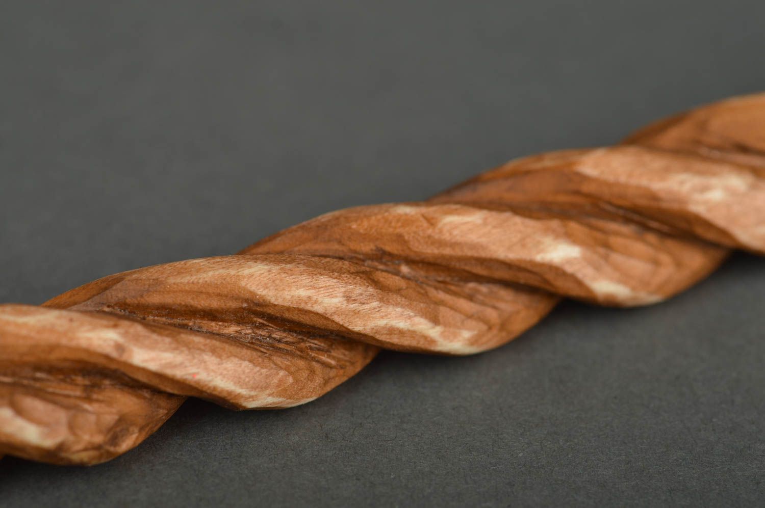 Cuchara de madera hecha a mano regalo original utensilio de cocina color marrón foto 4