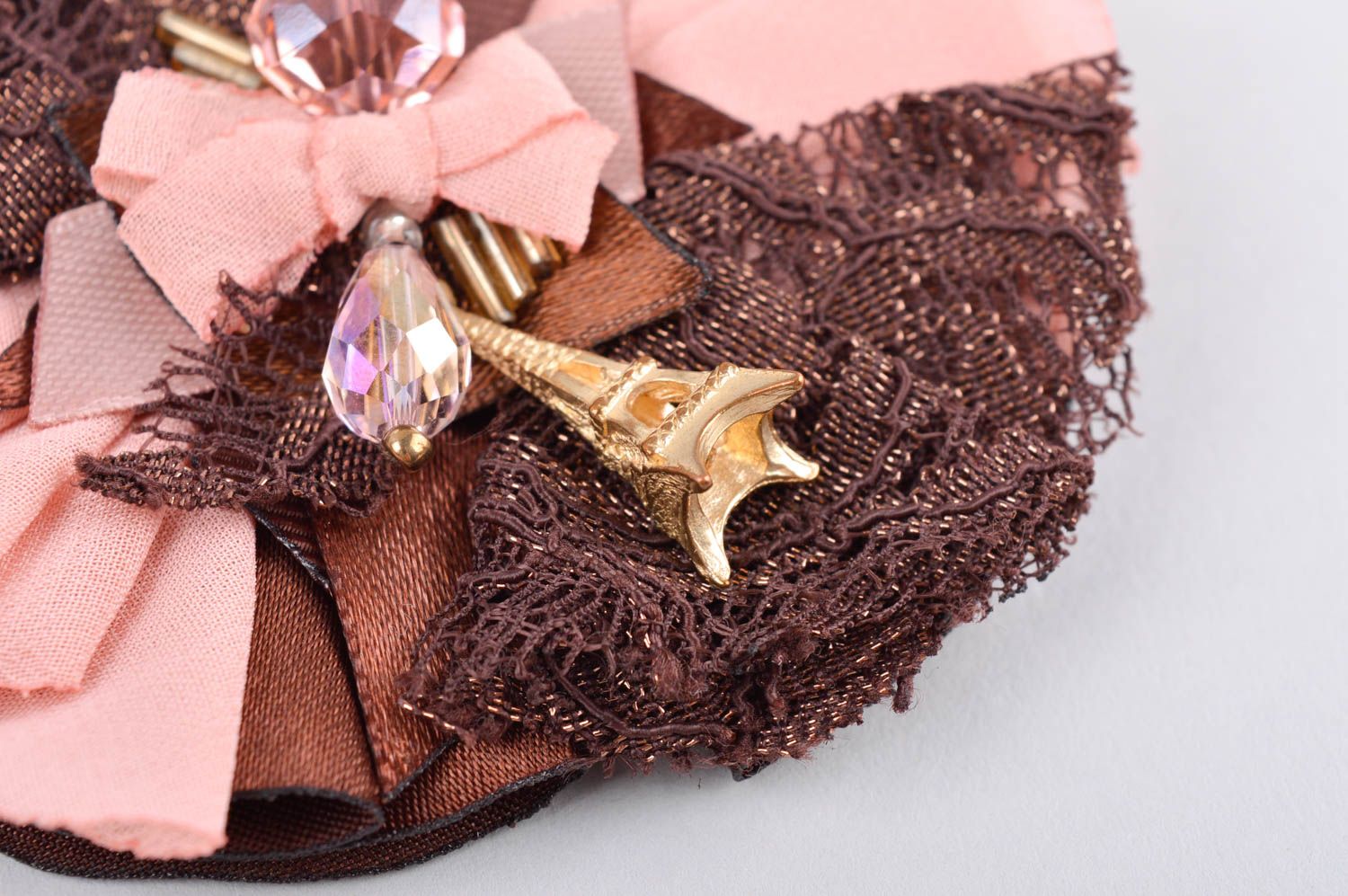 Broche artesanal accesorio de moda regalo original para mujer Encanto de París foto 2