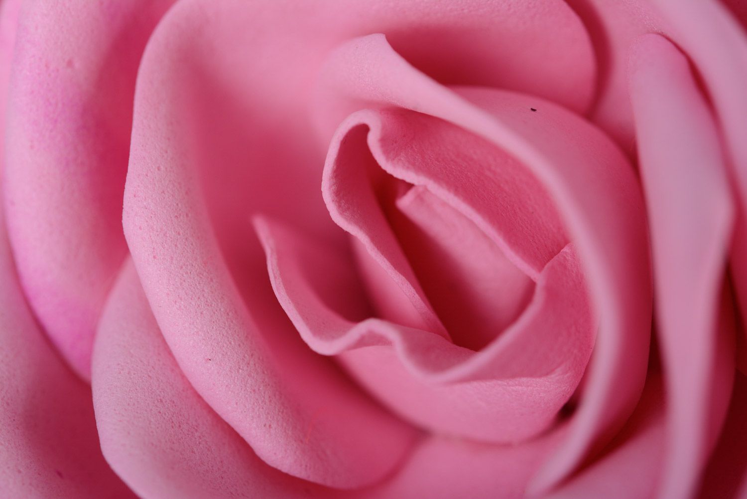 Élastique à cheveux fait main original en forme de fleur de couleur rose photo 2
