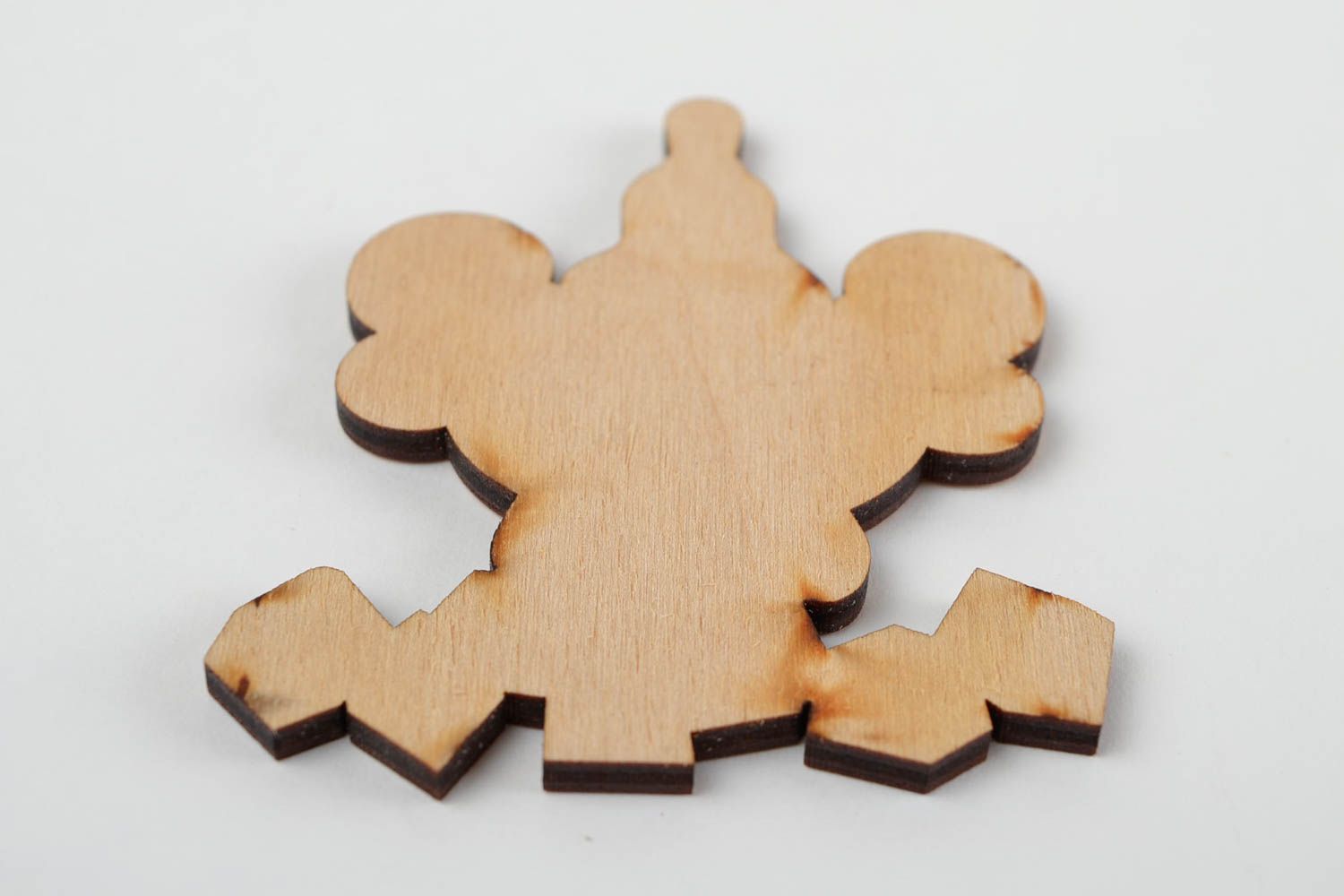 Handmade Zuckerdose Figur zum Bemalen Holz Rohling Miniatur Figur für Küche toll foto 5
