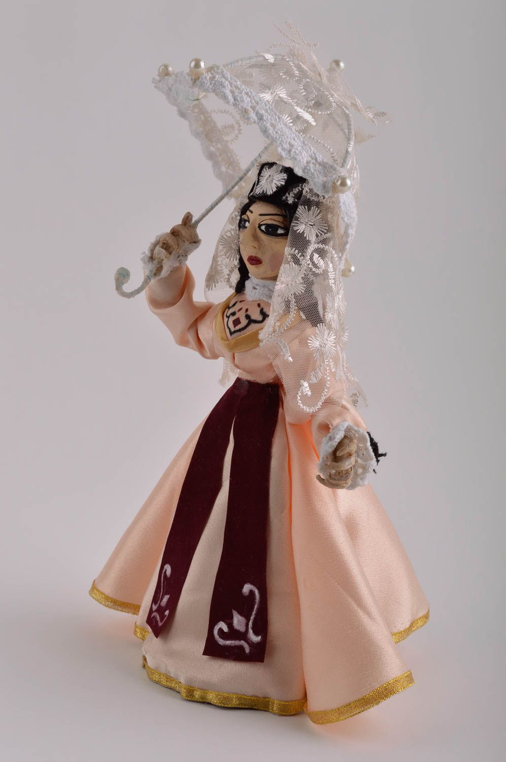 Кукла ручной работы авторская кукла для дома керамическая кукла Натали фото 5