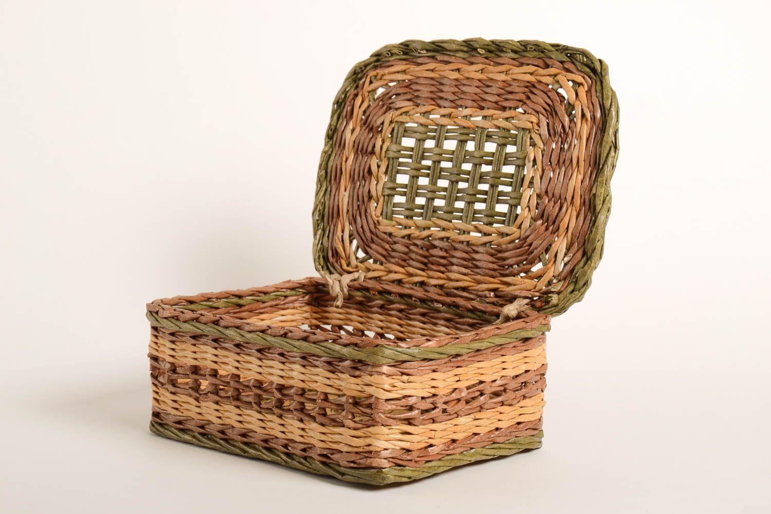 Handmade woven bread basket stylish lovely accessory beautiful kitchen utensils photo 3