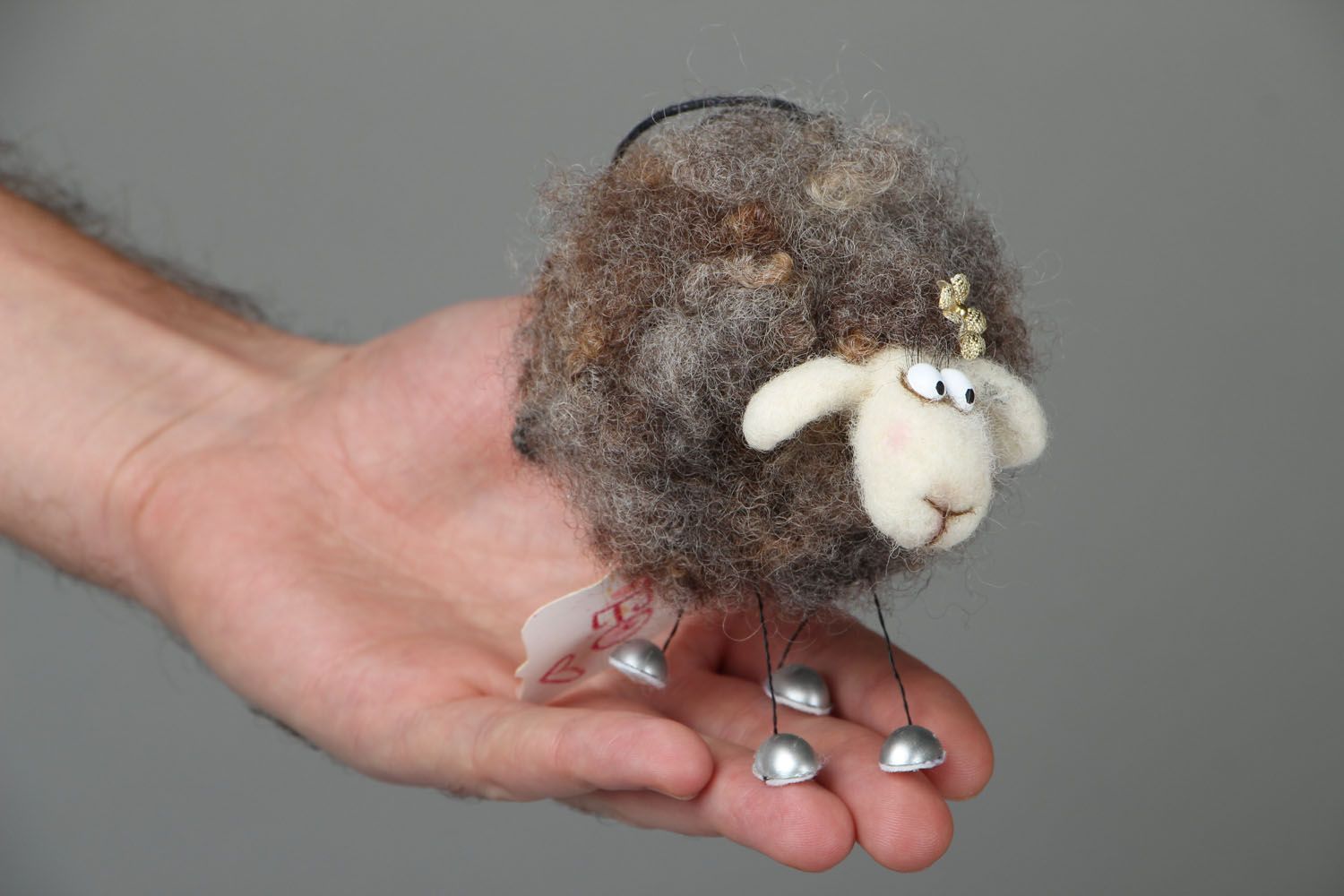 Woolen toy Sheep Jeanne photo 4