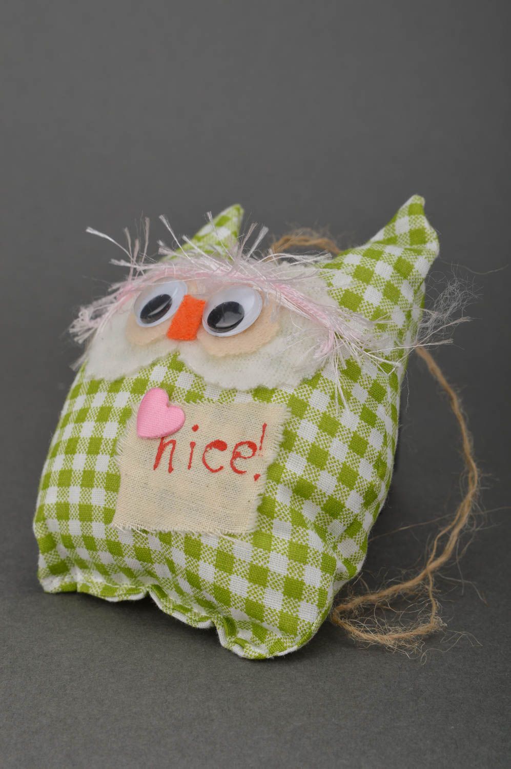 Handmade toy owl toy designer toy soft toy gift for children interior decor photo 3