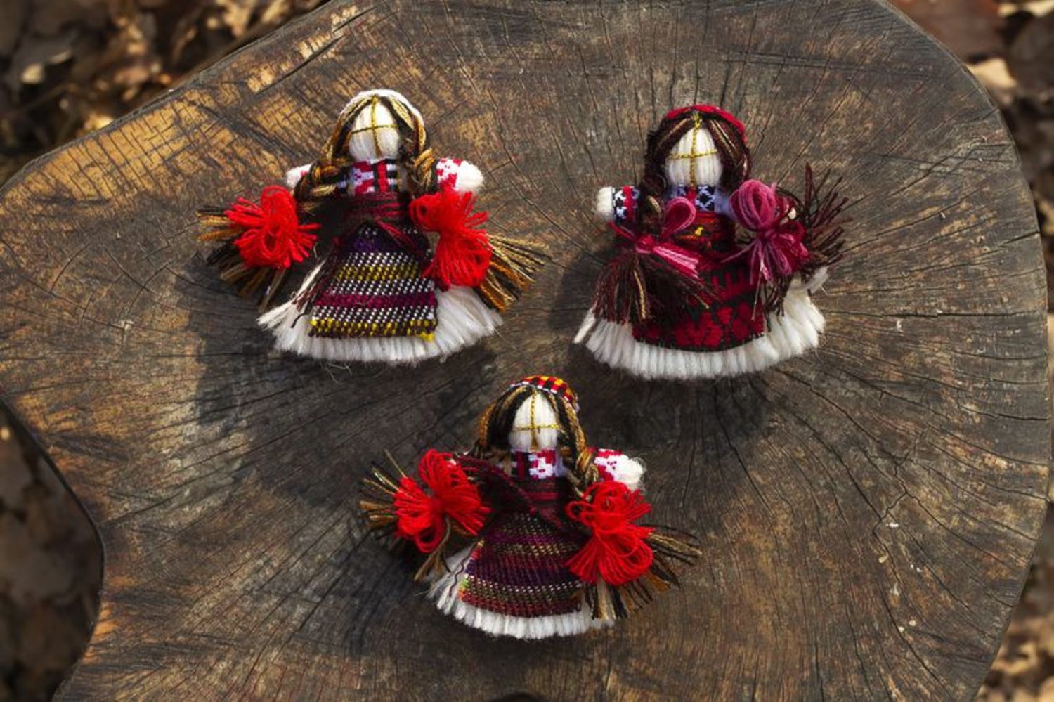 Bambola etnica di stoffa fatta a mano amuleto talismano giocattolo slavo
 foto 5