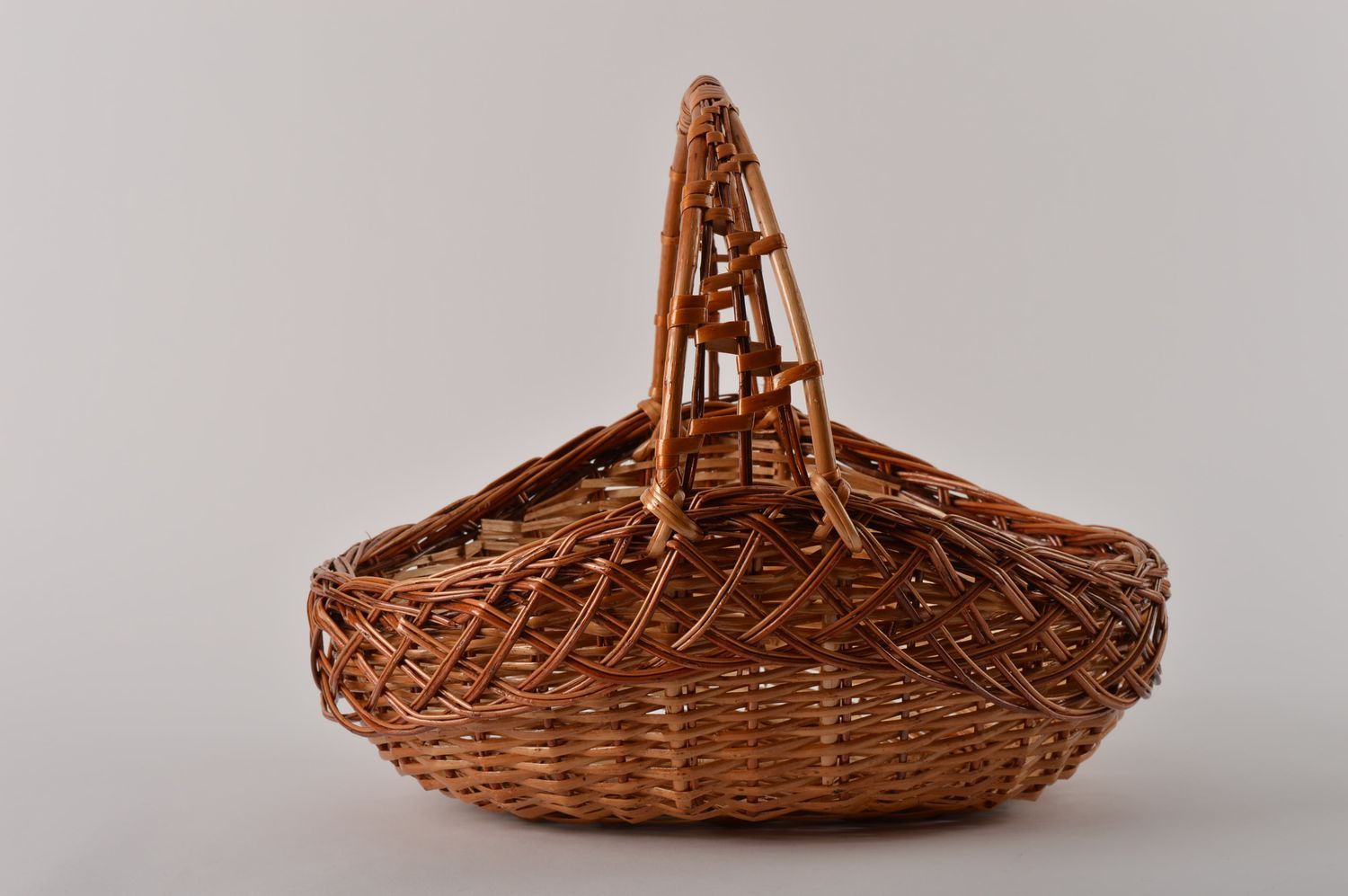 Handmade woven decorative basket cute basket for small items interior basket photo 3
