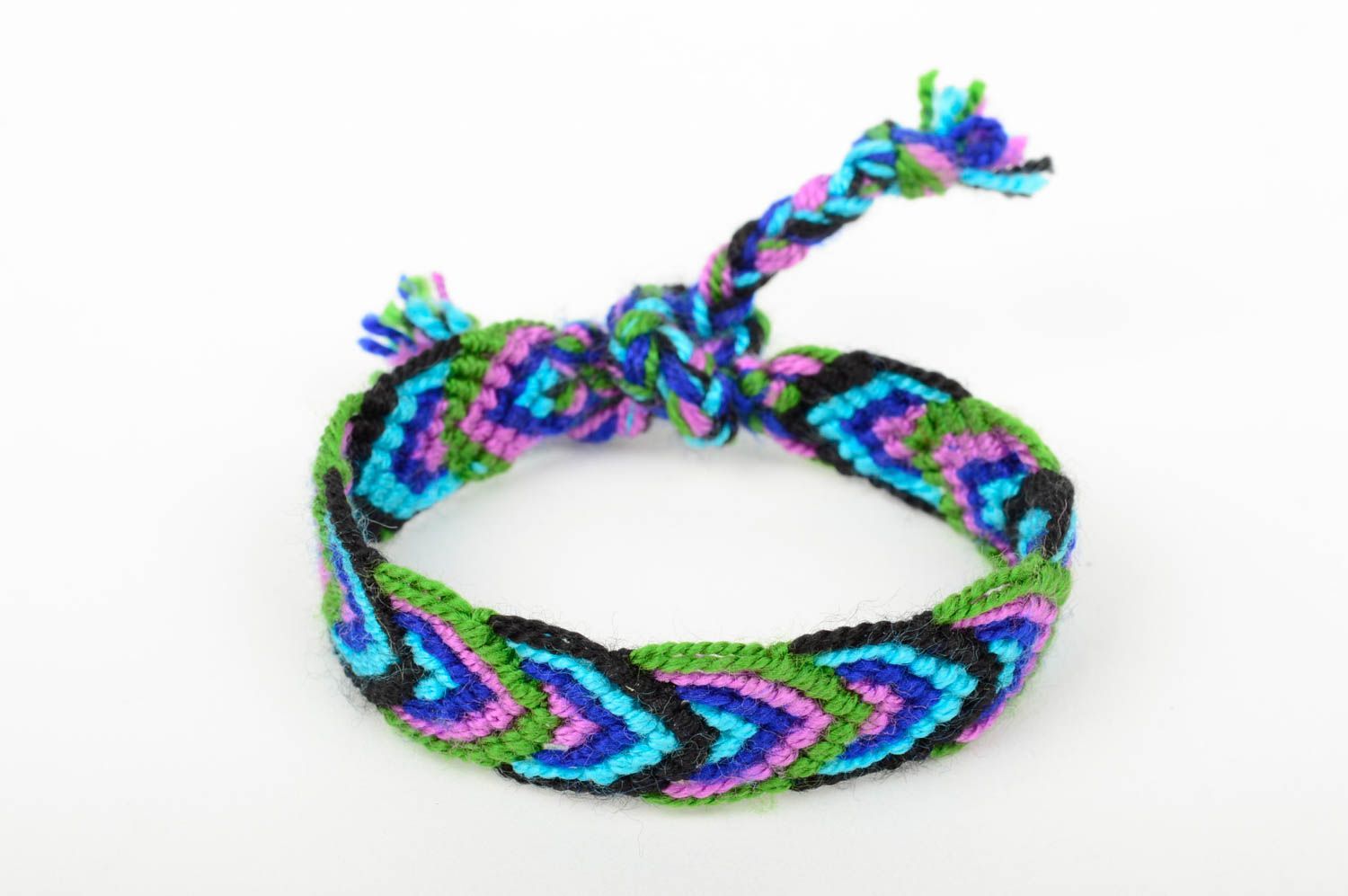 Handmade woven bracelet designer wrist bracelet fashion accessories for girls photo 3