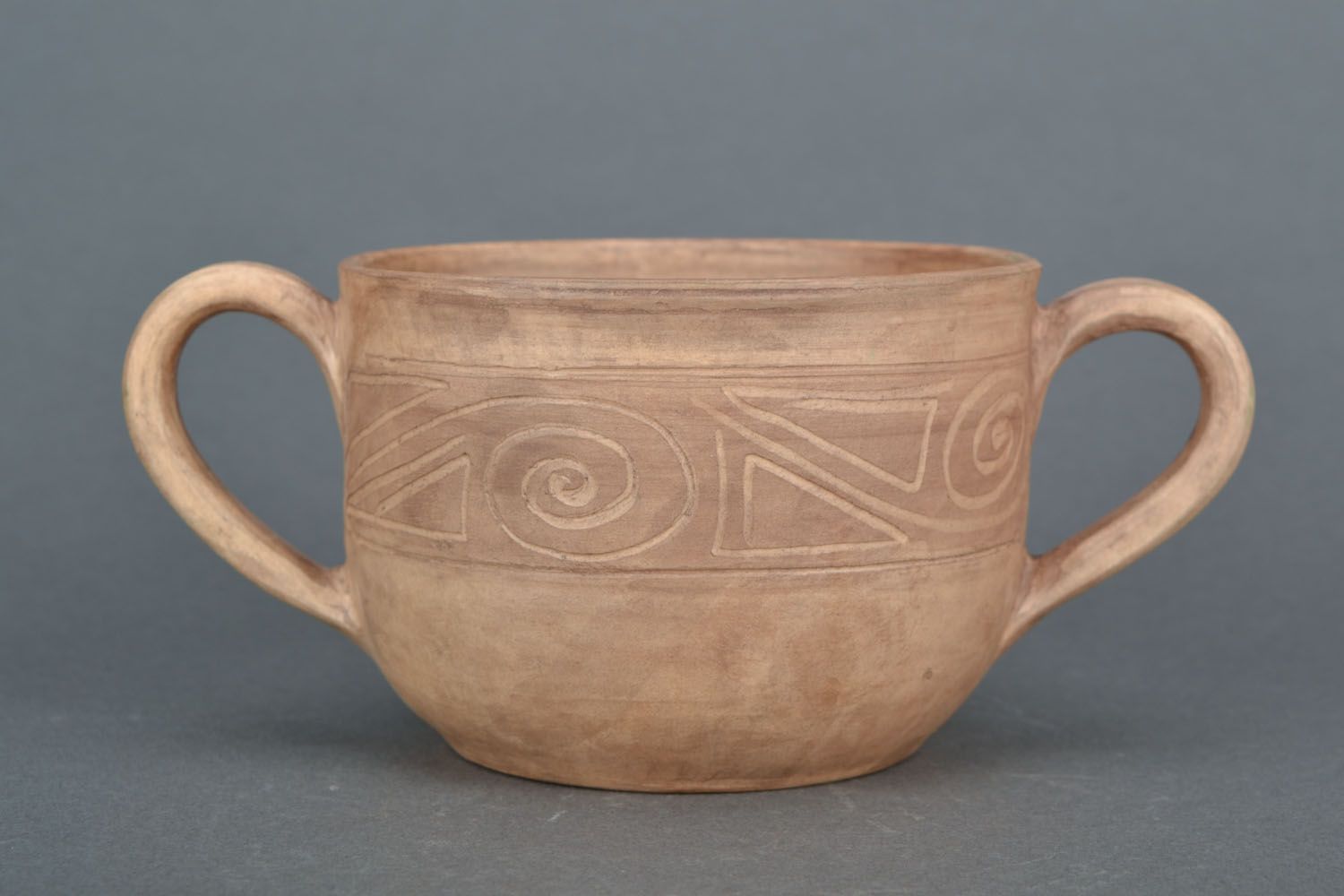Ceramic broth bowl photo 3
