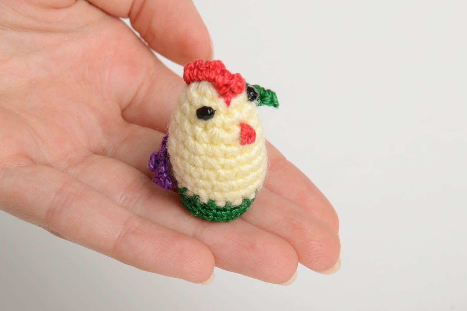 Handmade toy designer toy animal toy gift for baby nursery decor crocheted toy photo 5