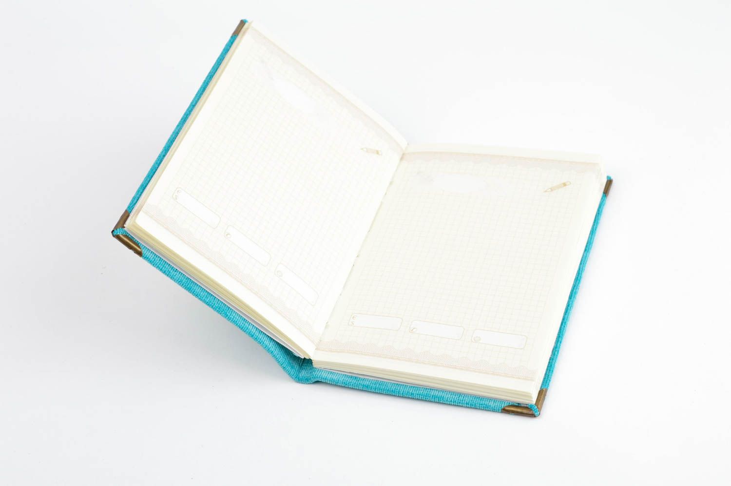 Handmade blue designer notebook cute diary for girls unusual beautiful notebook photo 3