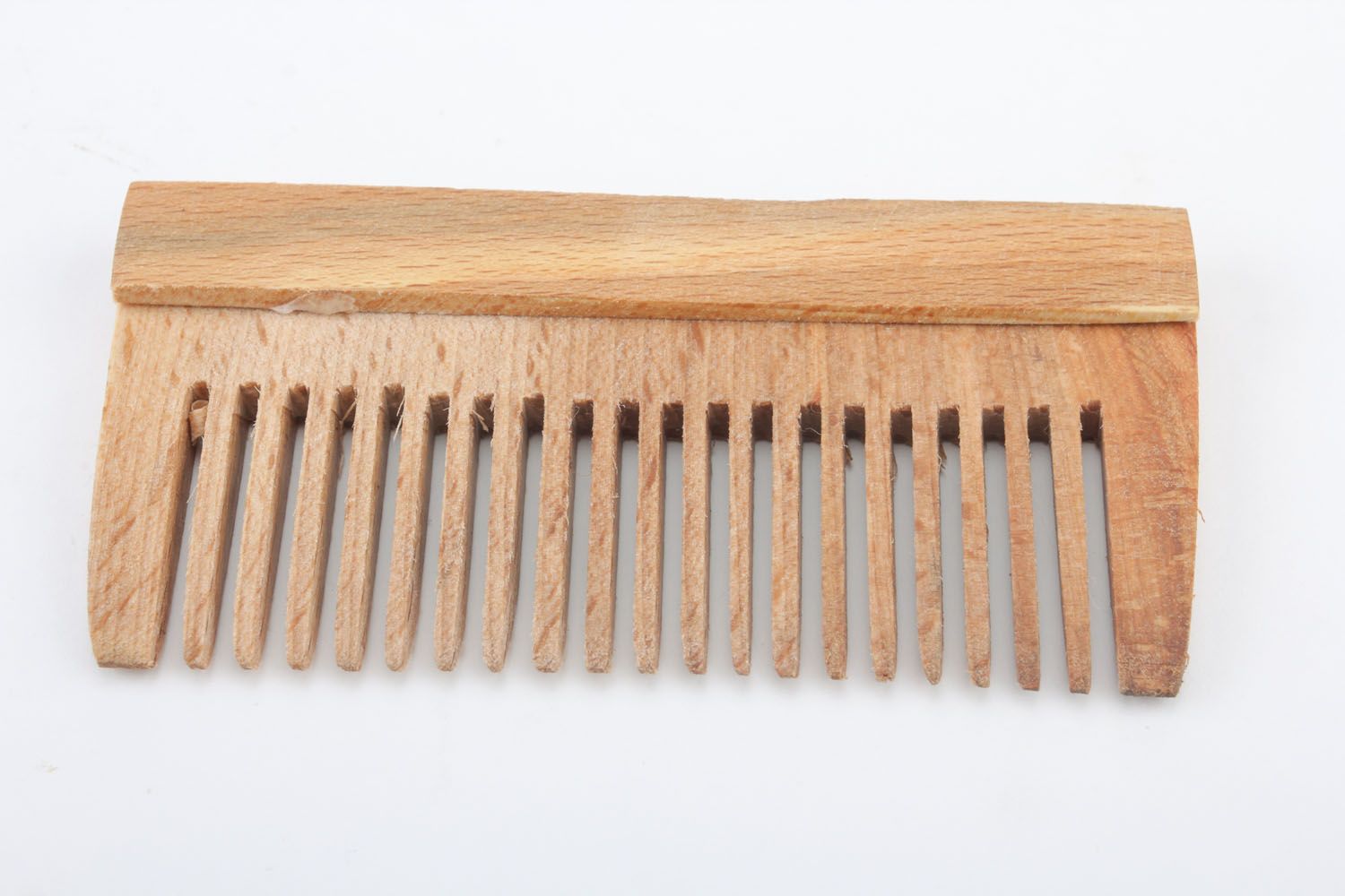 Wooden hair comb photo 3