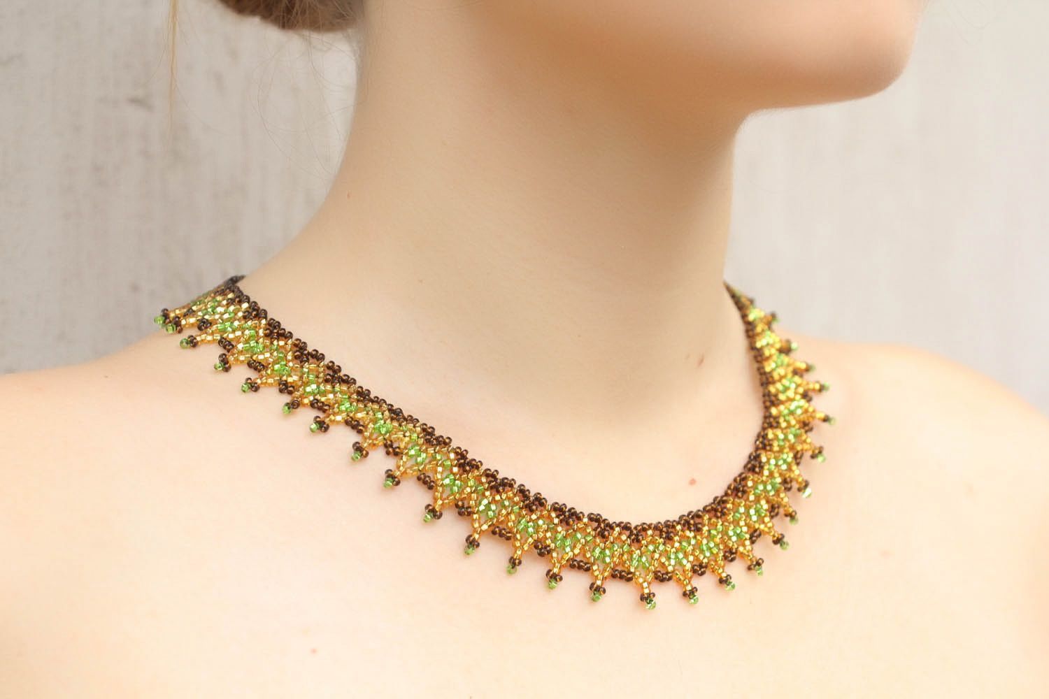 Necklace made of Czech beads Princess photo 1