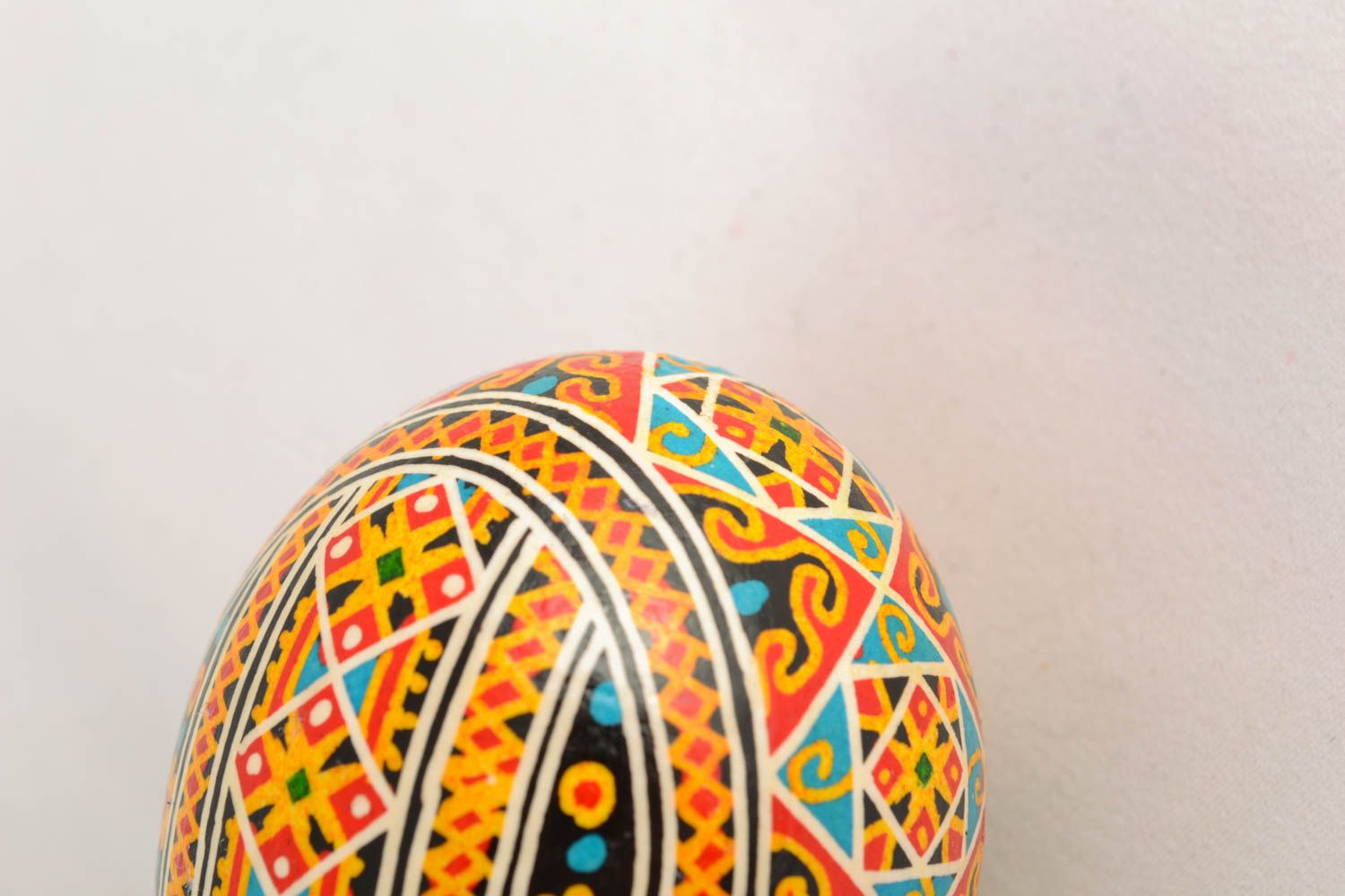 Easter egg painted with aniline dyes photo 3