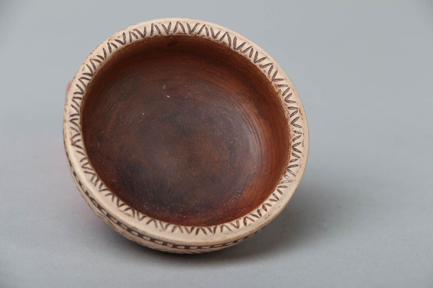Small clay bowl photo 2