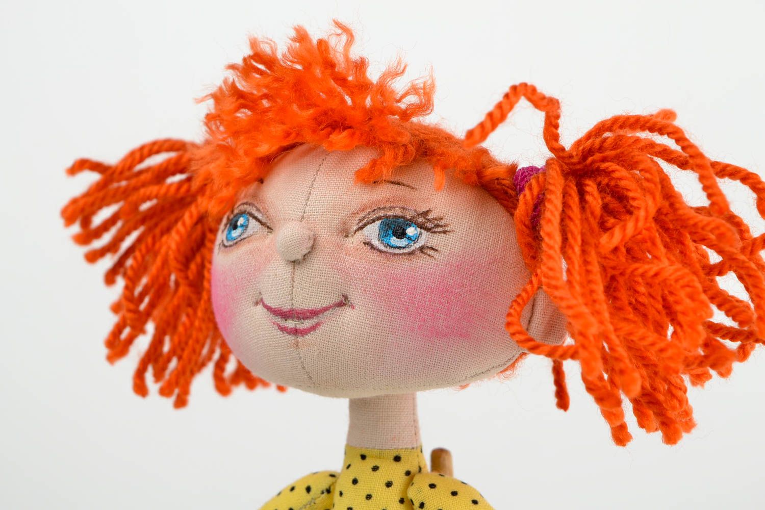 Handmade designer collection toy unusual designer doll beautiful kids doll photo 4