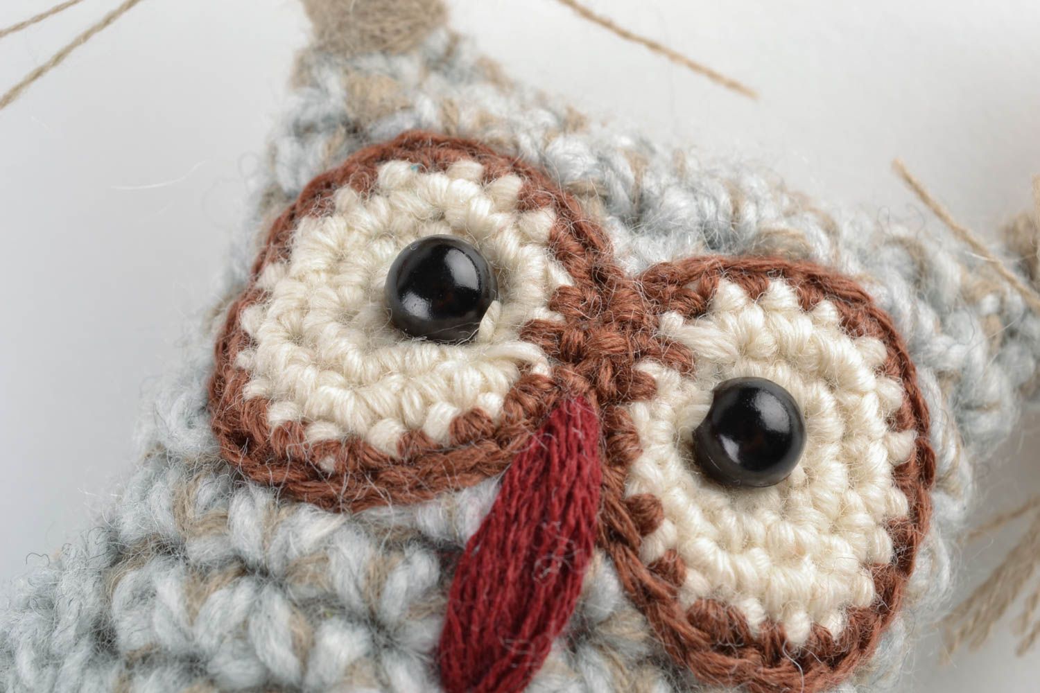 Small soft crohet toy Owl photo 3