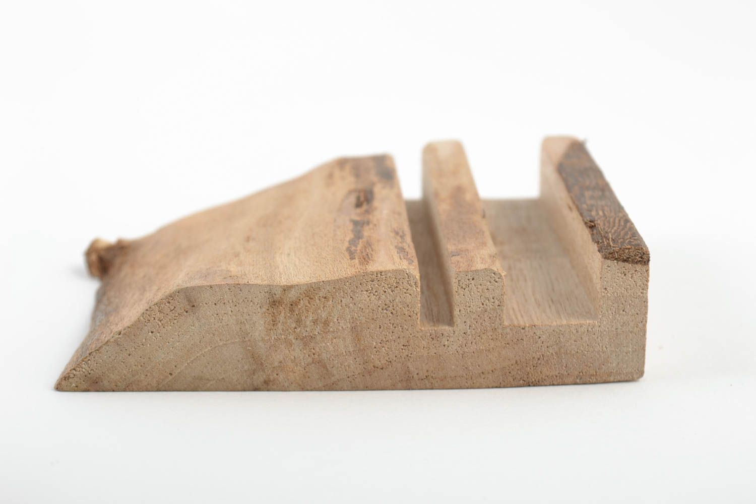 Designer kleiner handmade Handyständer Holz schön einzigartig bequem interessant foto 3