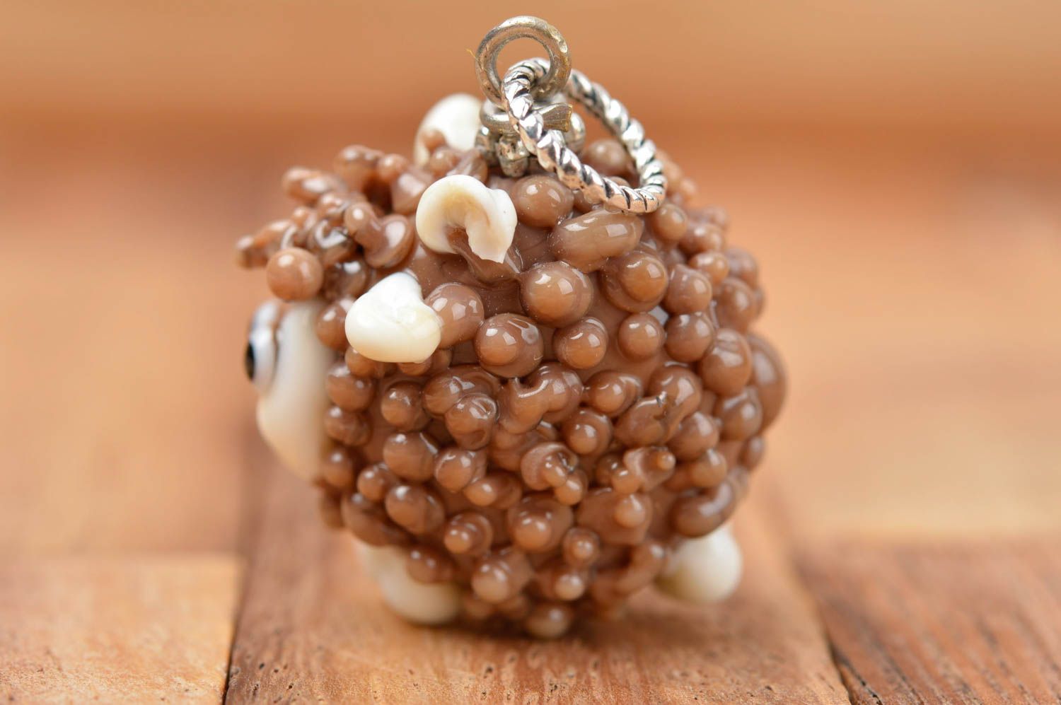 Perle en verre faite main Fourniture pour bijoux mouton Loisirs créatifs photo 2