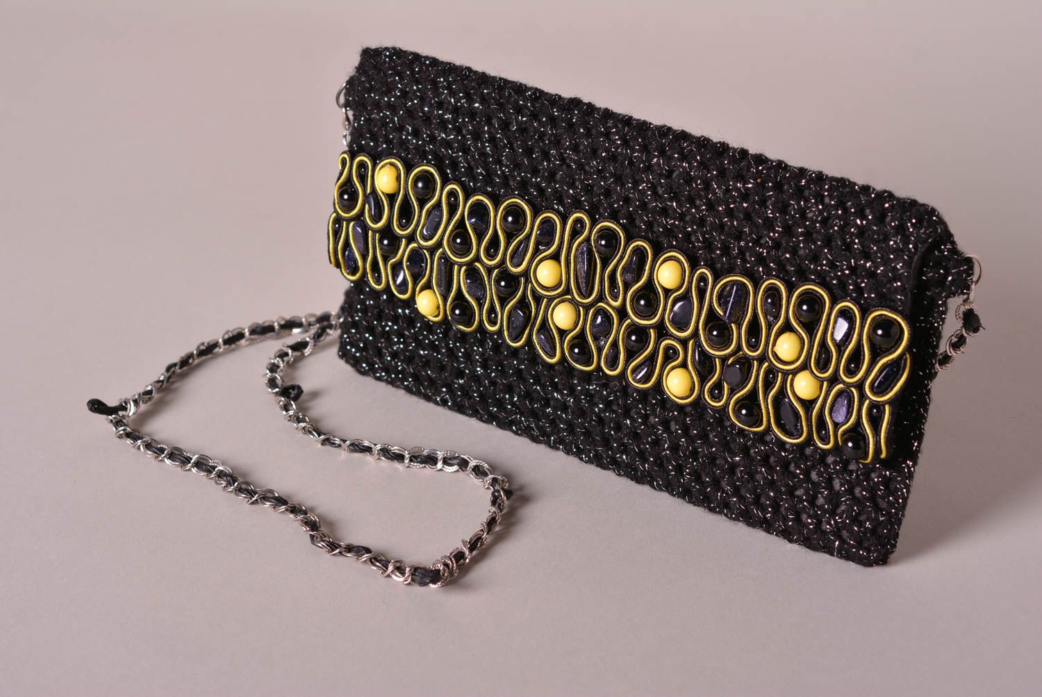 Clutch Tasche handmade Accessoire für Frauen Geschenk für Frauen schön bestickt foto 1