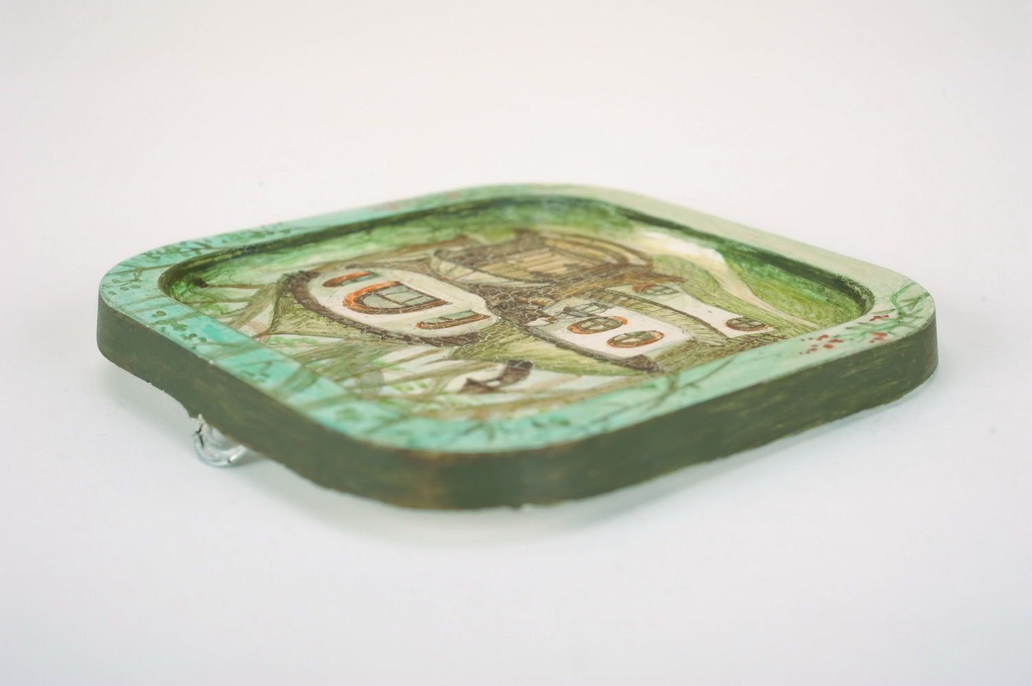 Миниатюра, написанная акварельными красками Родной домик фото 4