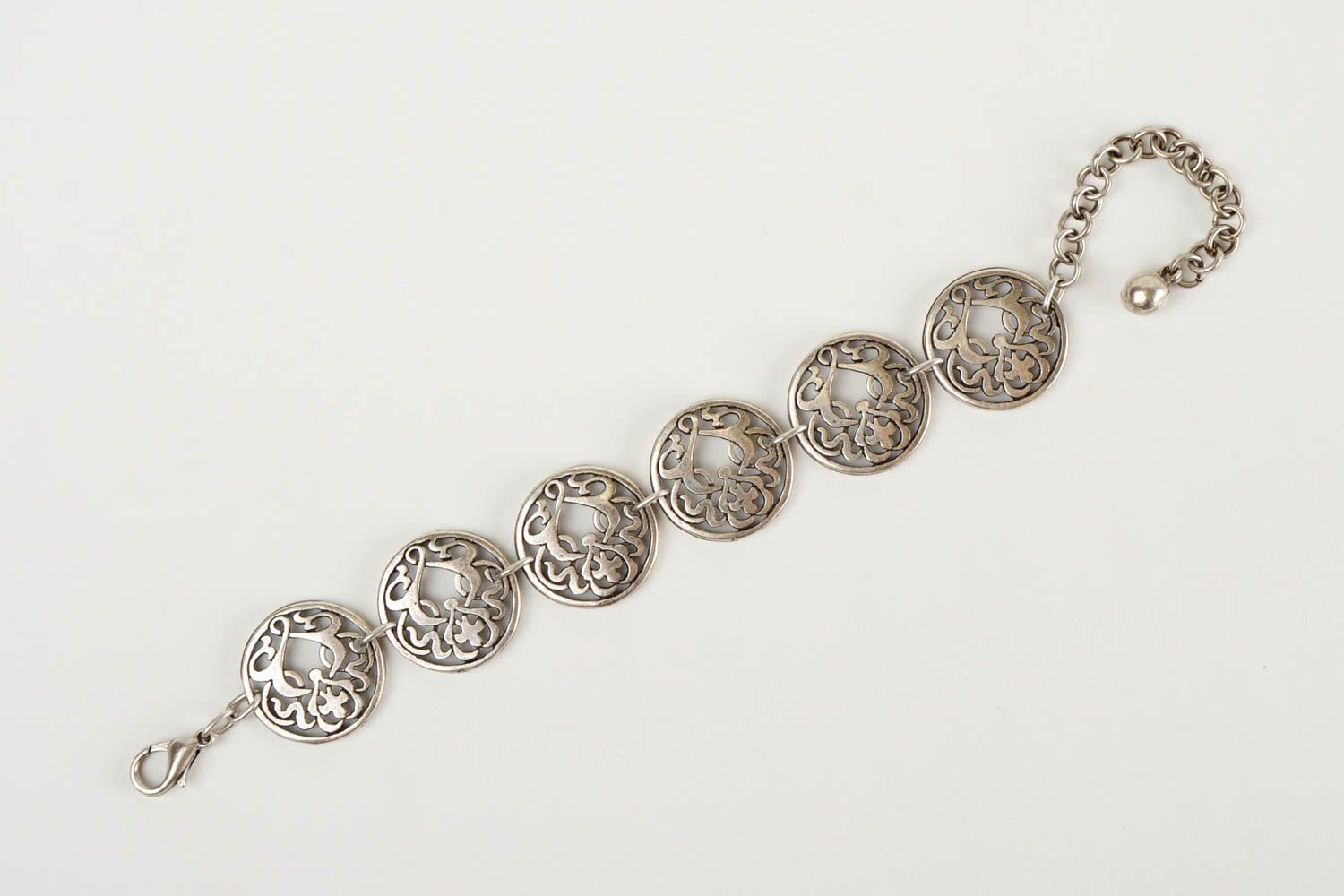 Bracelet métallique Bijou fait main design galvanisé Cadeau pour femme photo 4