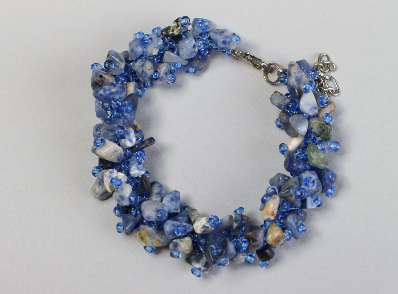 Bracelet with lapis lazuli Breeze photo 3