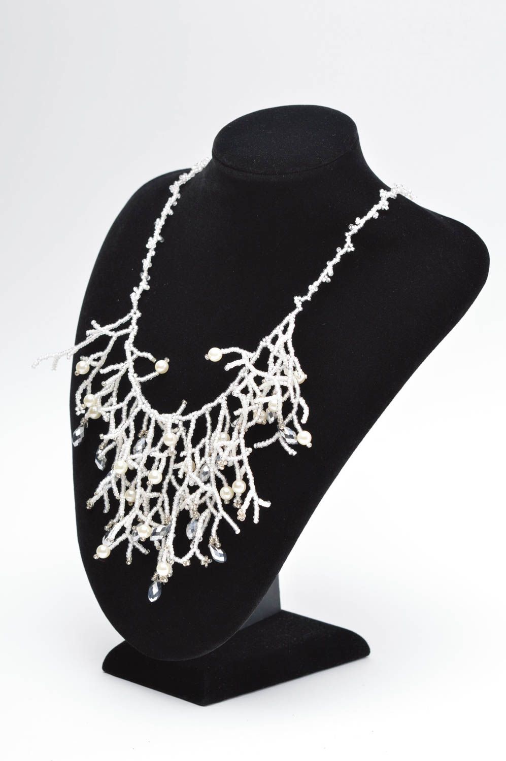 Zarte hübsche Damen Halskette Halsschmuck für Damen handmade Schmuck Collier foto 5