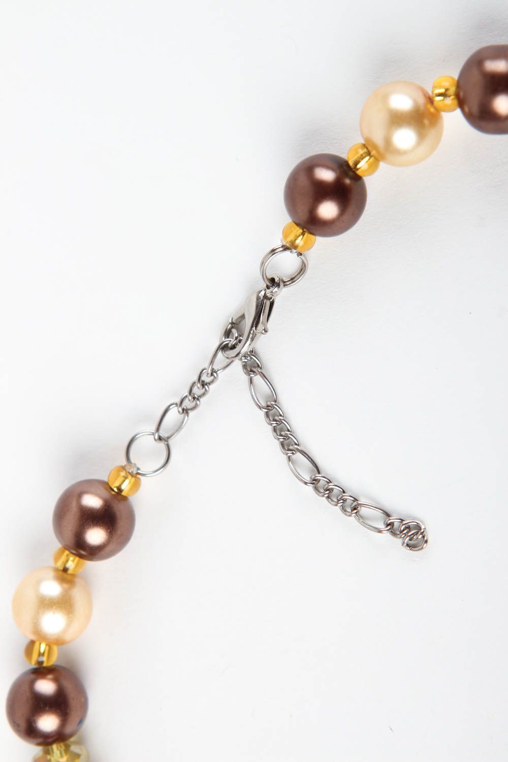 Handmade Kinder Halskette schöner Schmuck Perlen Kette Collier Halskette zart foto 4