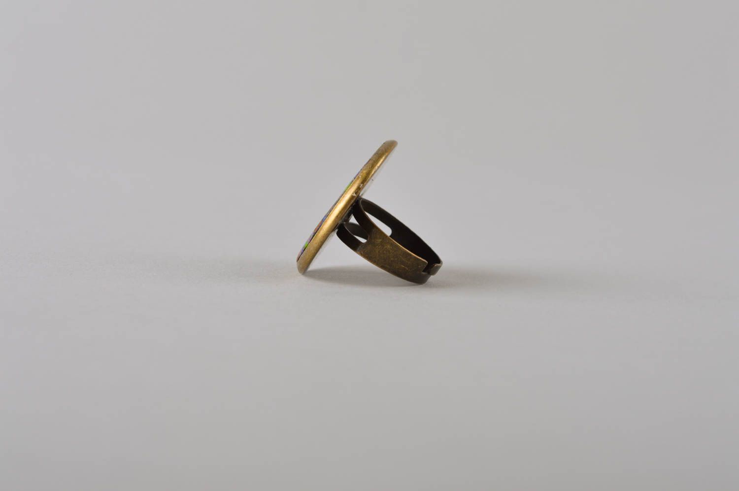 Handmade Schmuck Polymer Clay Ring Accessoire für Frauen in Einheitsgröße foto 5