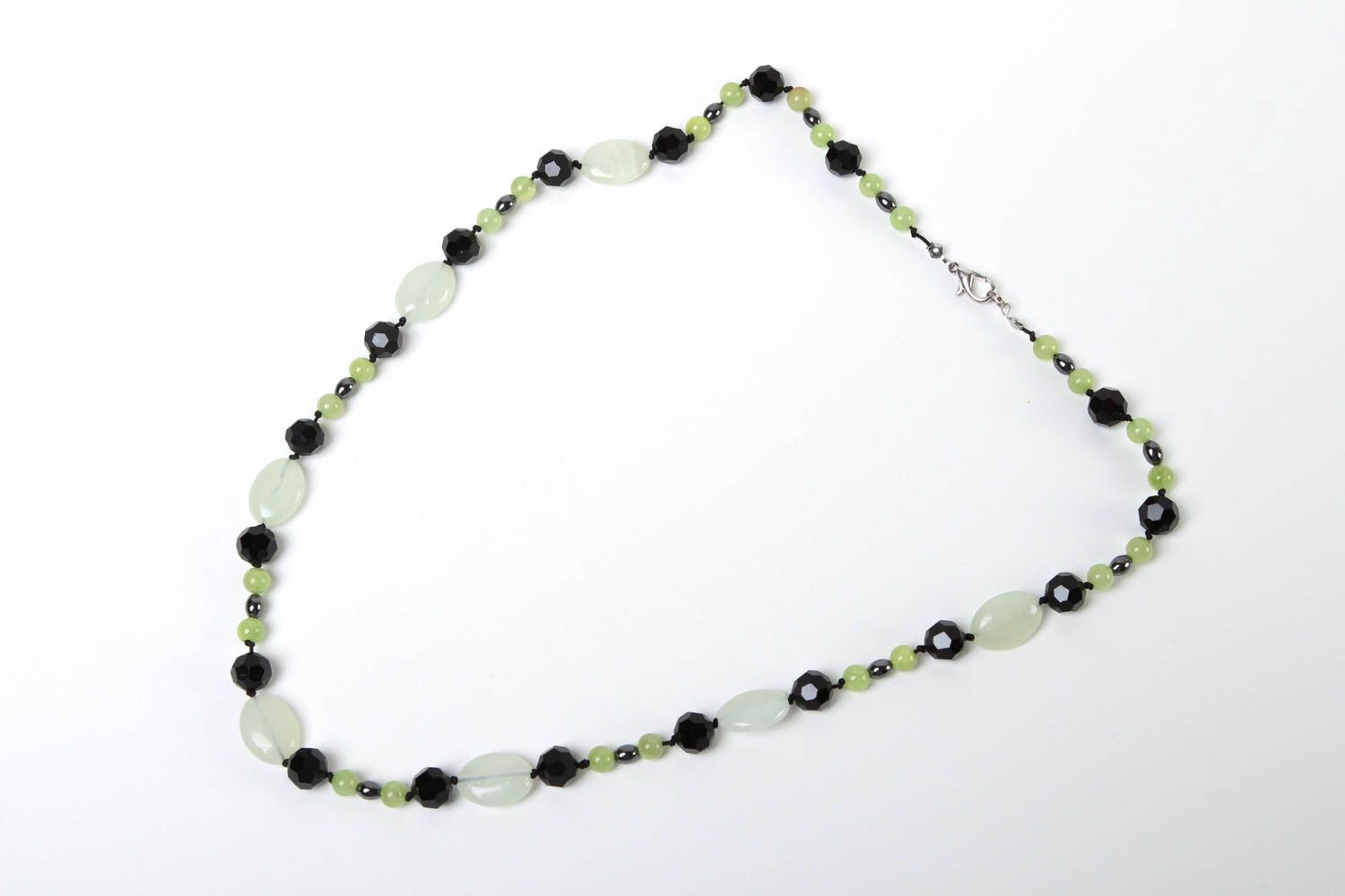 Perlen Schmuck handgeschaffen Halskette für Frauen schick Geschenk für Frauen foto 2
