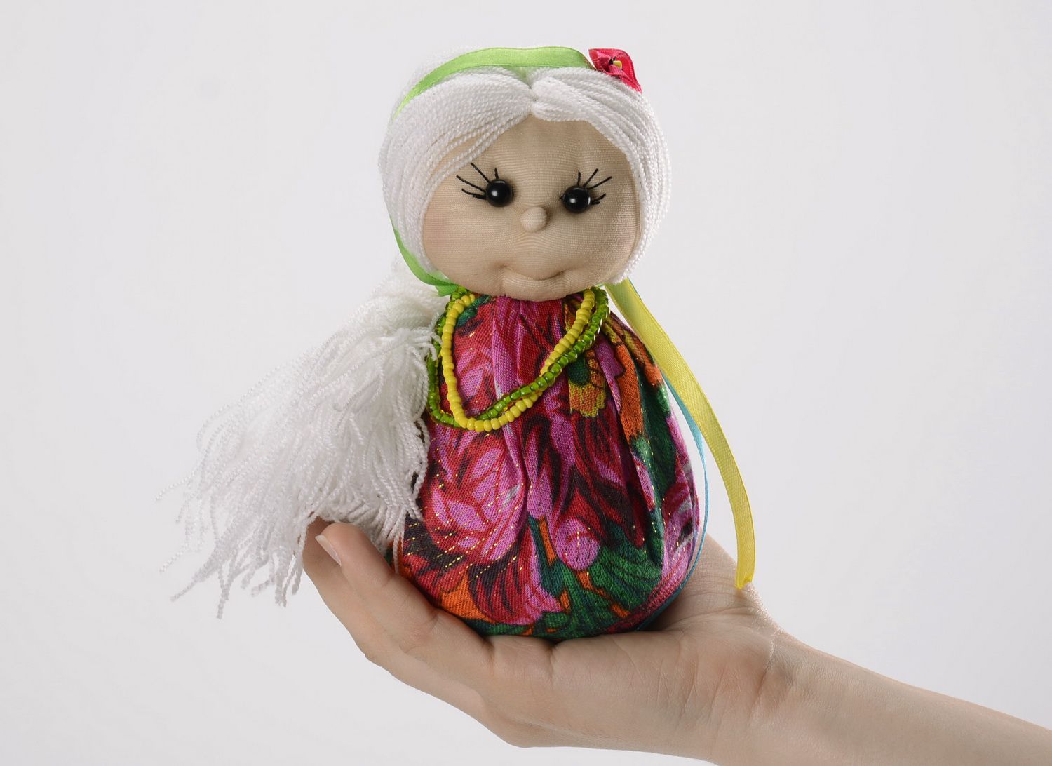 Sachet doll made from natural fabrics photo 5