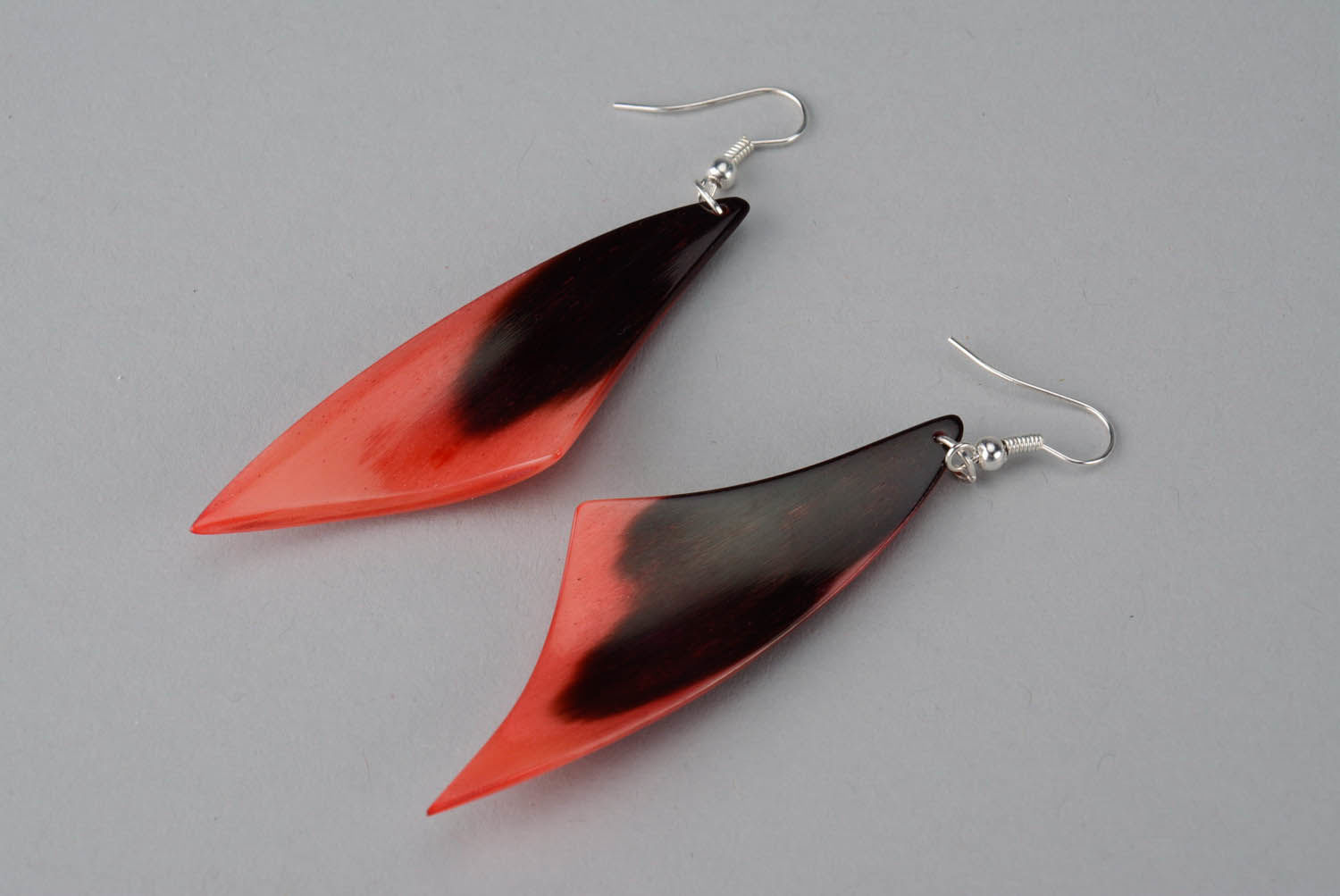 Earrings made ​​of horn Corals photo 1