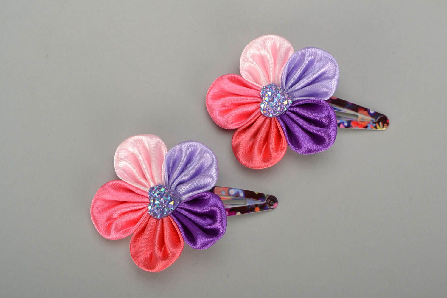 Hairpins with flowers photo 4
