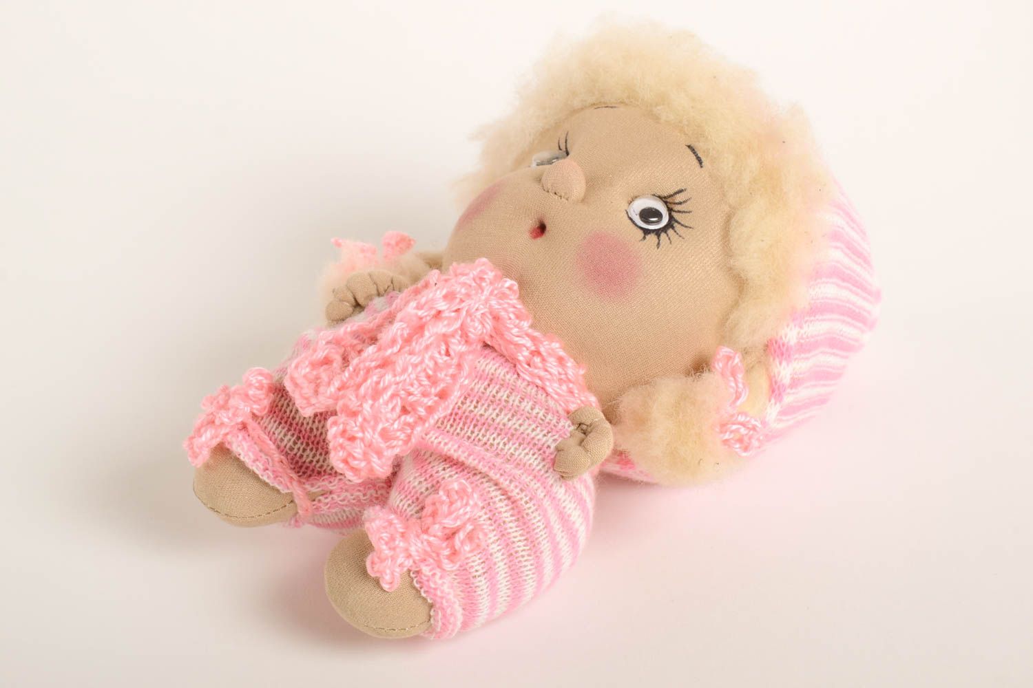Авторская кукла игрушка ручной работы кукла в комбинезоне дизайнерская кукла фото 4