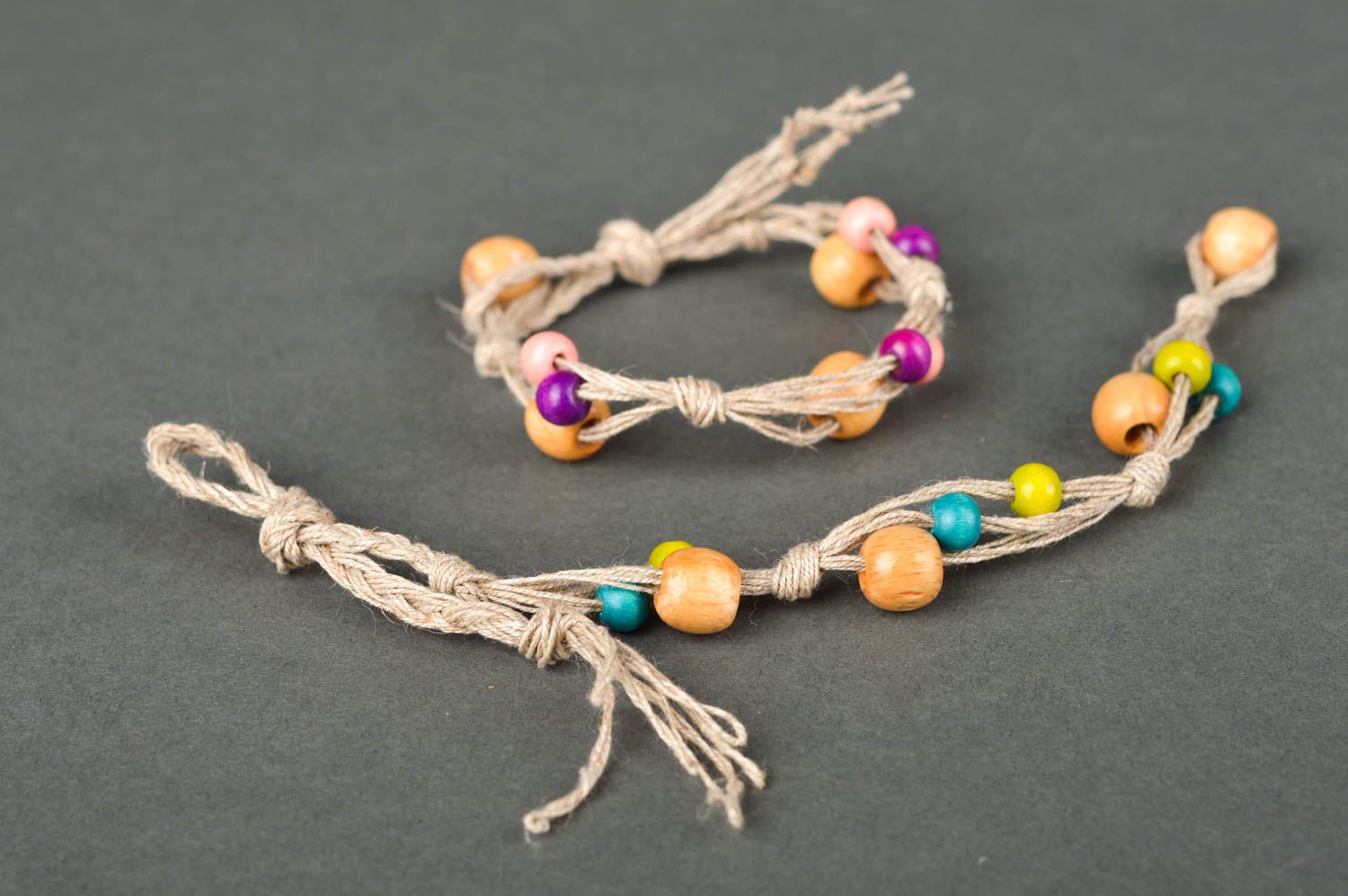 Handmade cord bracelet 2 cool bracelets beaded bracelet designs gifts for her photo 5