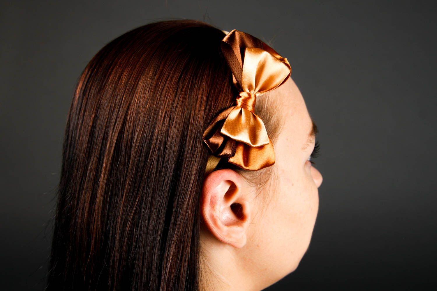 Handmade headband designer headband with bow hair accessories fashion jewelry photo 2