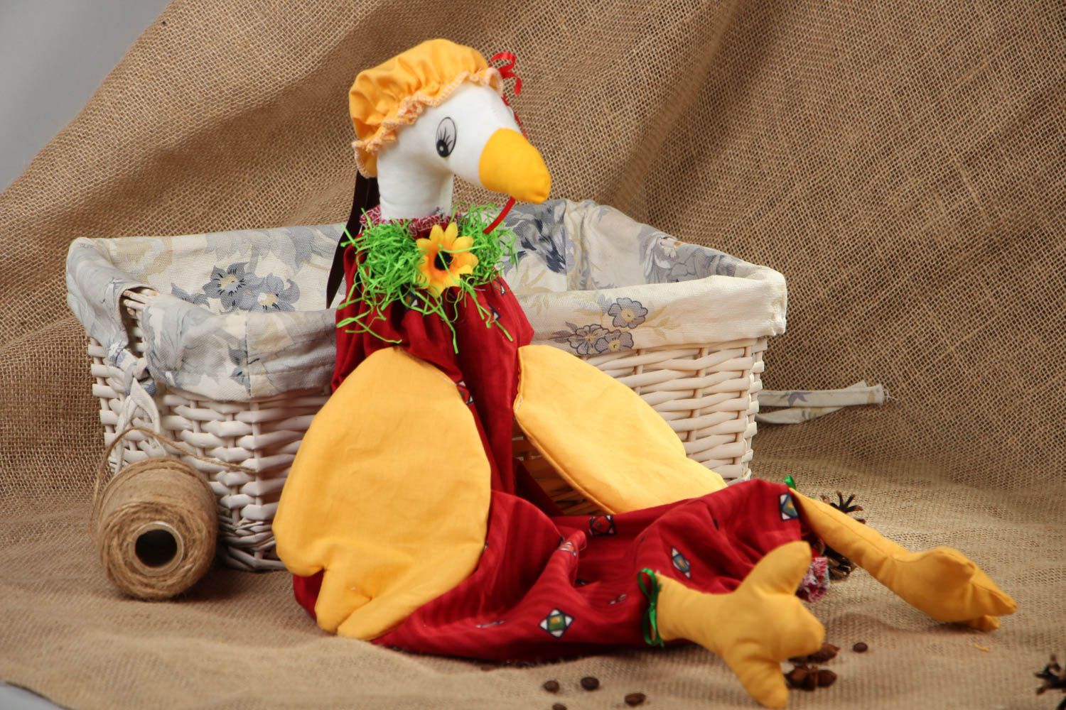 Soft toy for kitchen Goose photo 5