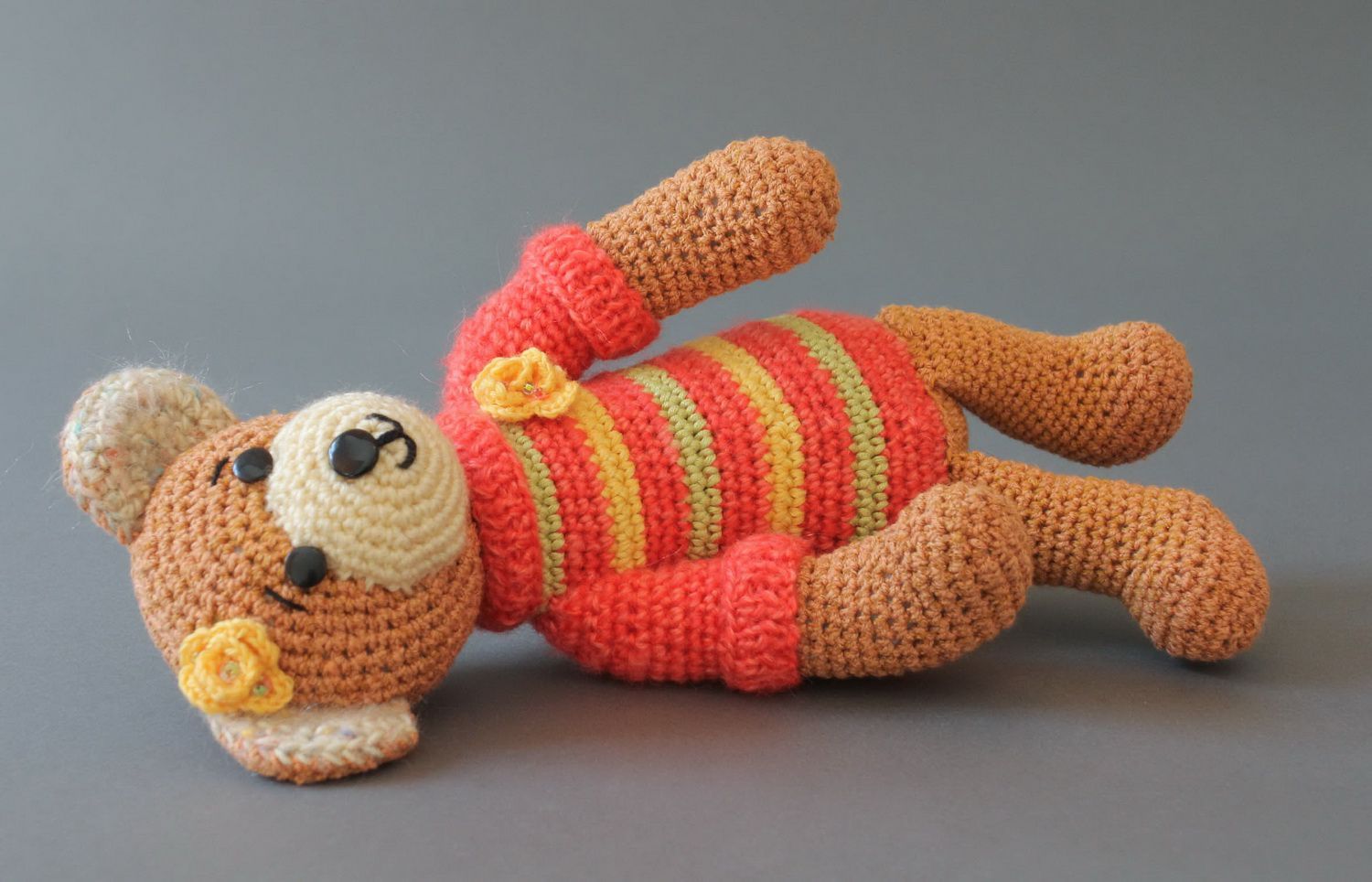 Soft toy Bear in sweater photo 5