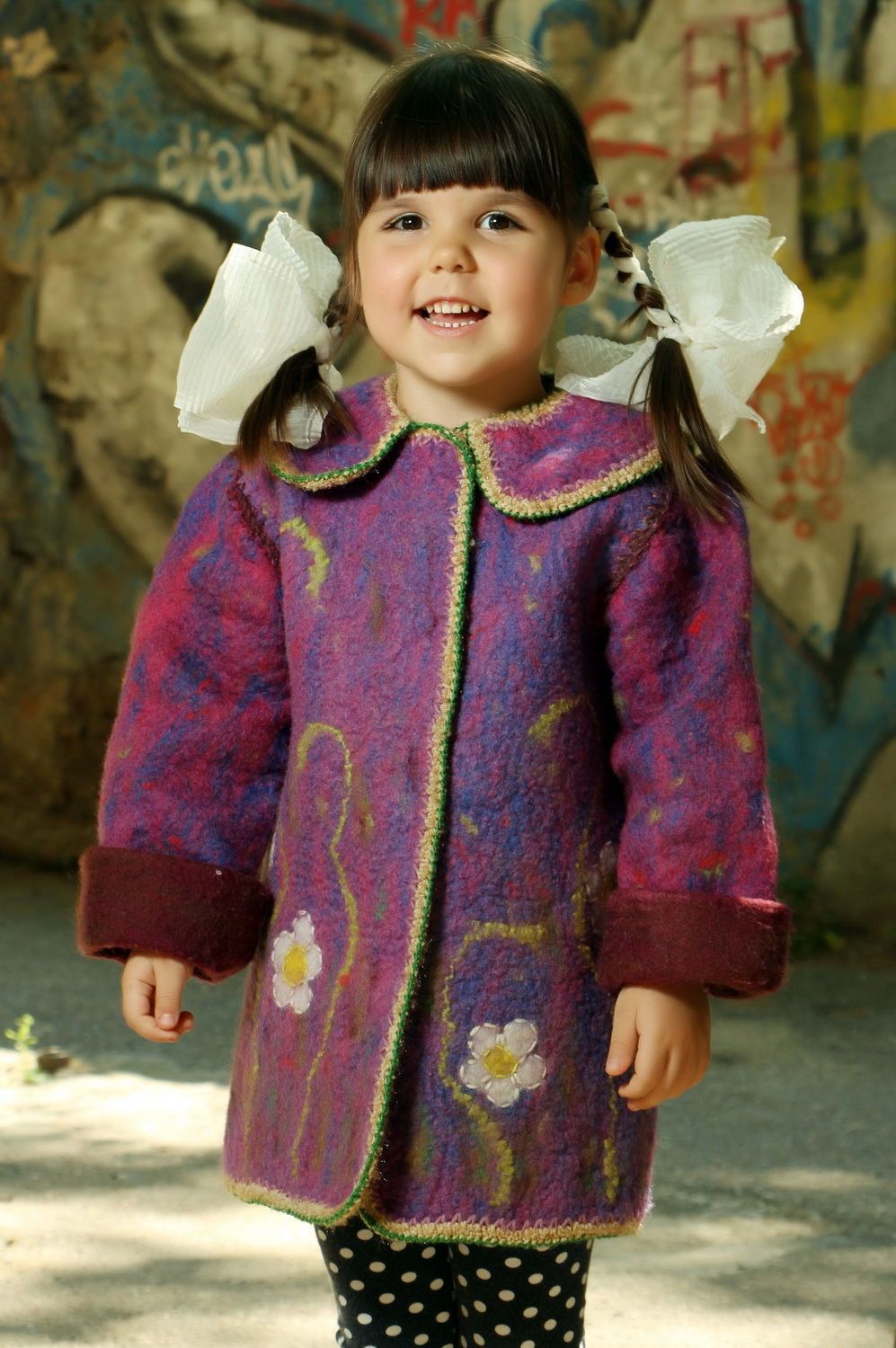 Casaco de lã infantil foto 1