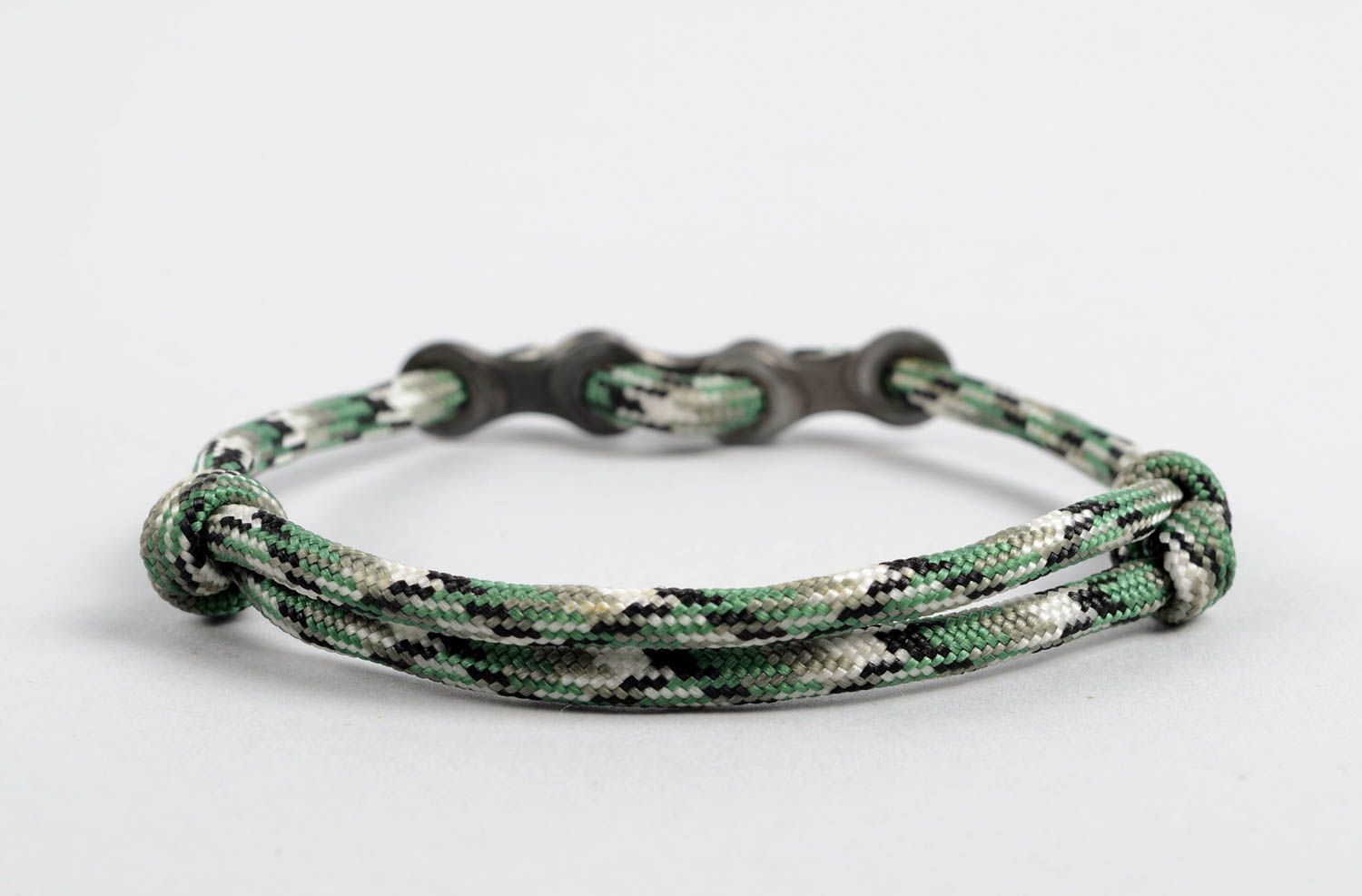 Survival bracelet woven bracelet paracord bracelet stylish gift for men photo 2