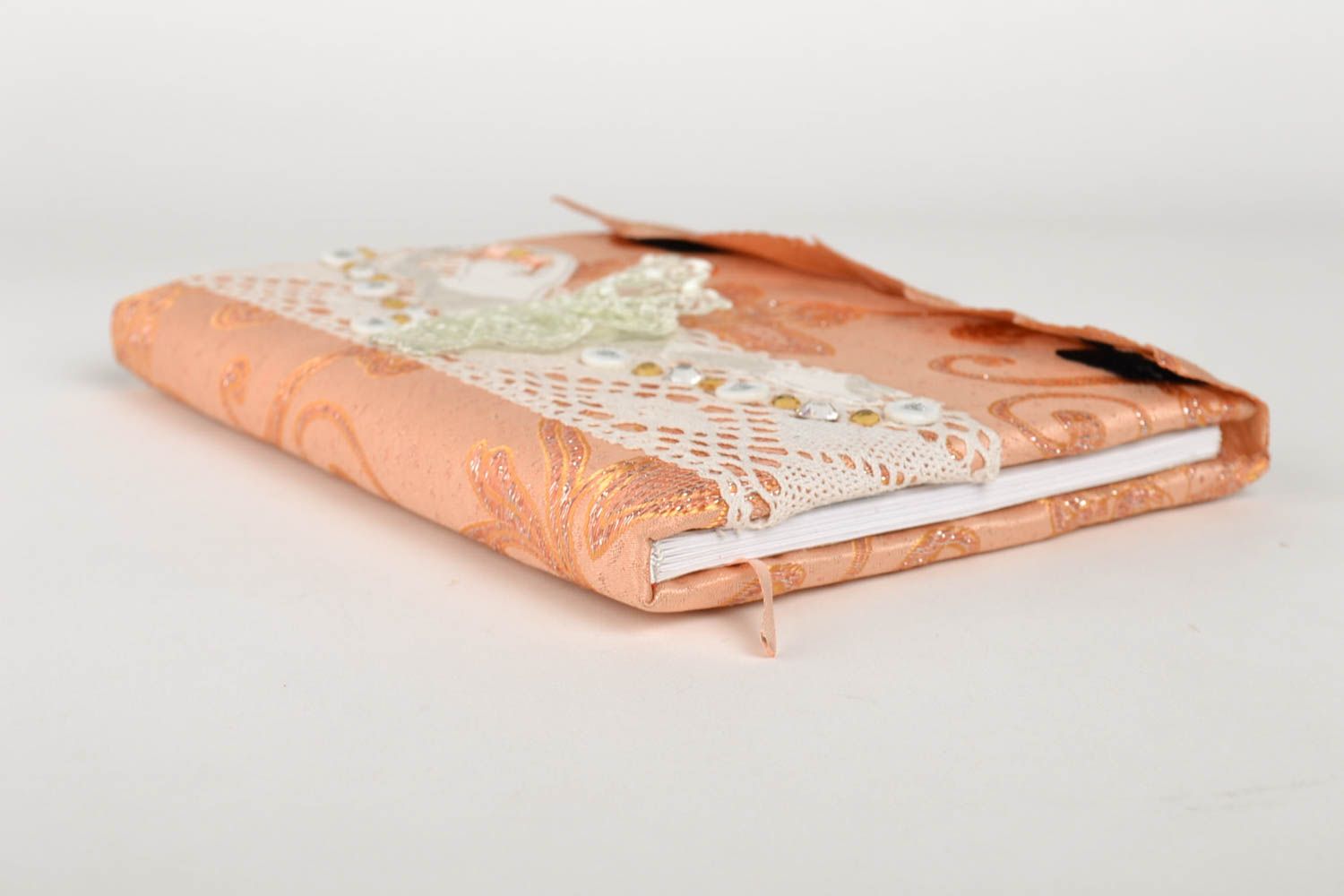 Handmade notepad for girl handmade sketchbook designer notepad unusual gift   photo 3