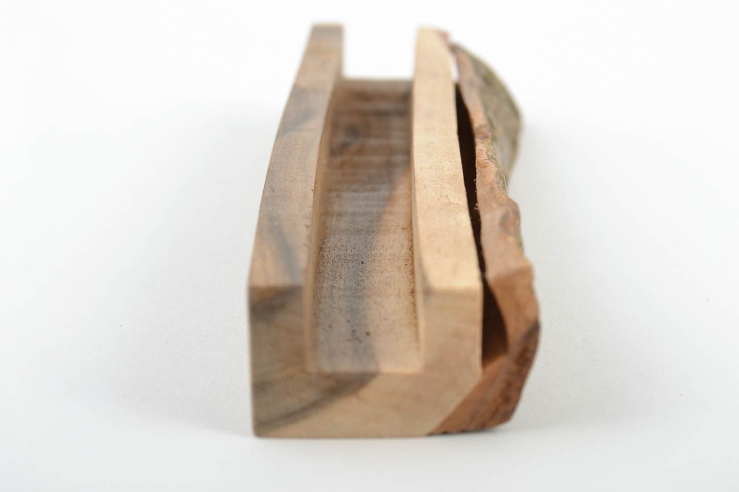 Öko reiner handgemachter Holz Tablet Halter ungewöhnlich Geschenk foto 2