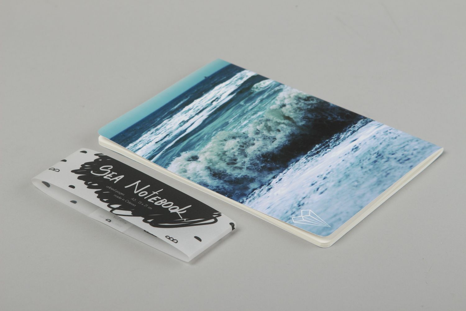 Записная книжка морской блокнот ручной работы скетчбук-блокнот красивый фото 3
