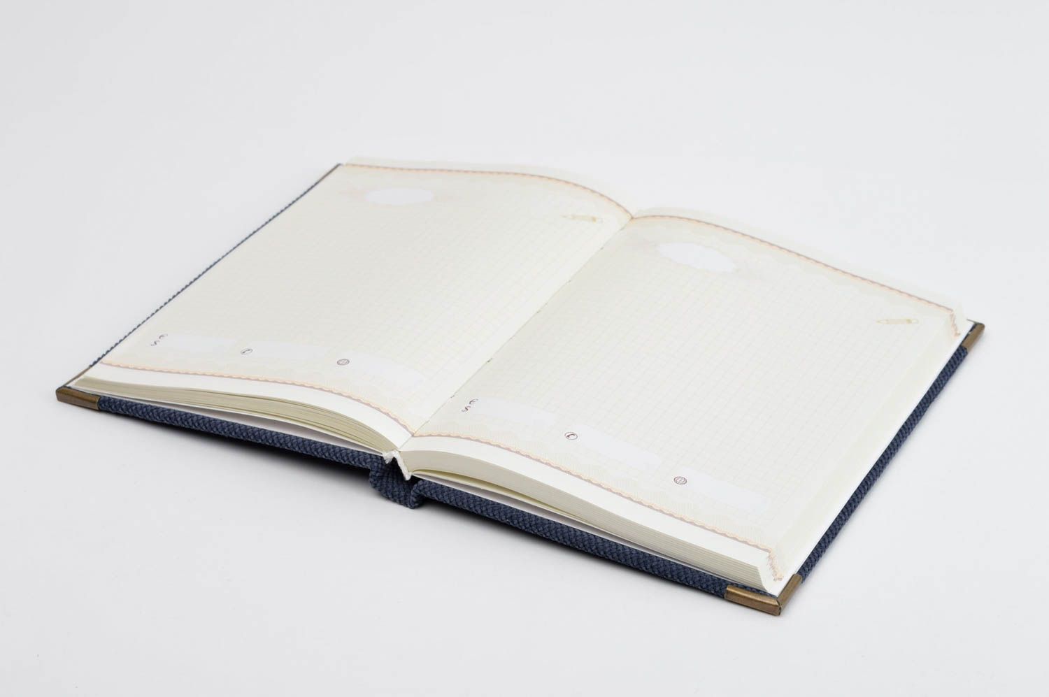 Designer Notizbuch handmade Geburtstag Geschenk Design Tagebuch in Blau stilvoll foto 3