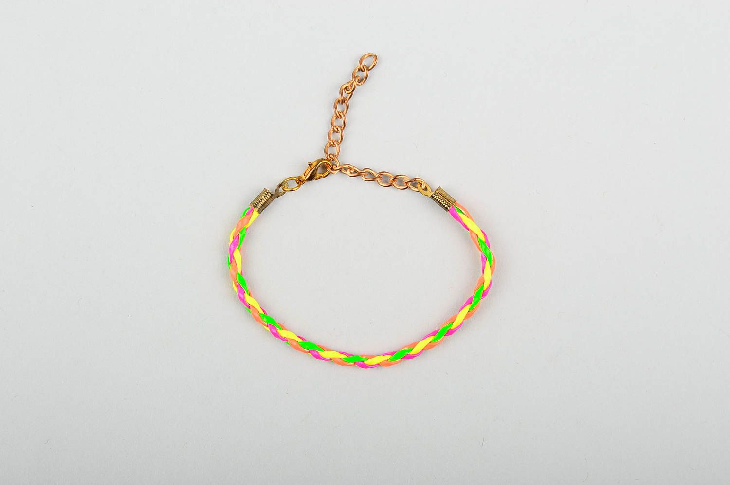 Bracelet simili-cuir Bijou fait main multicolore Accessoire pour femme original photo 1