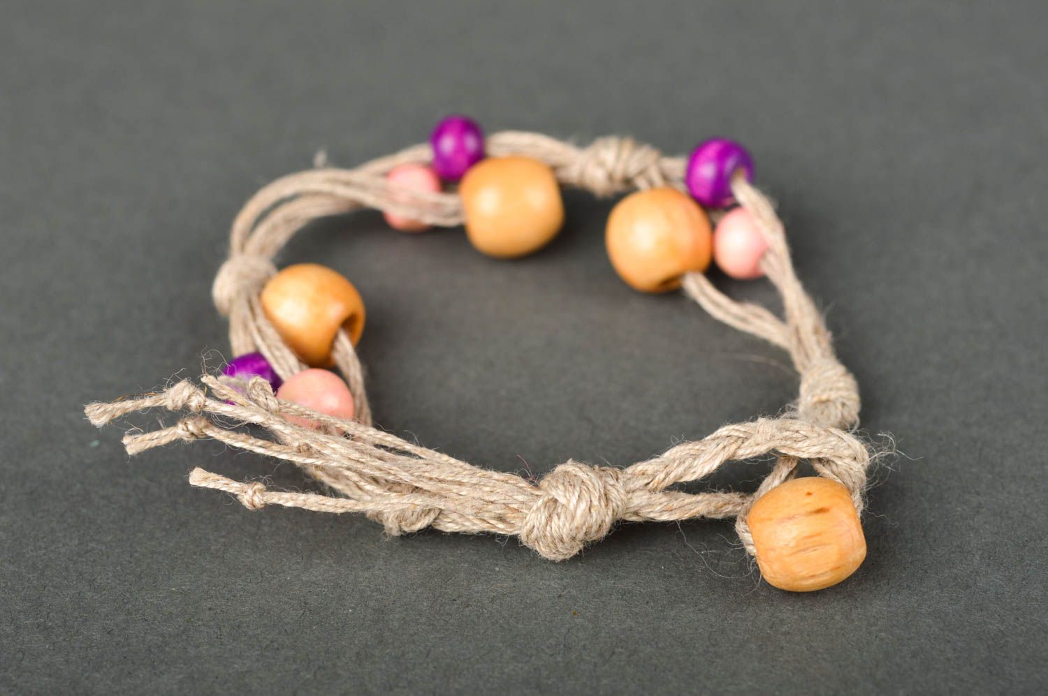 Stylish handmade wrist bracelet beaded bracelet handmade accessories for girls photo 5