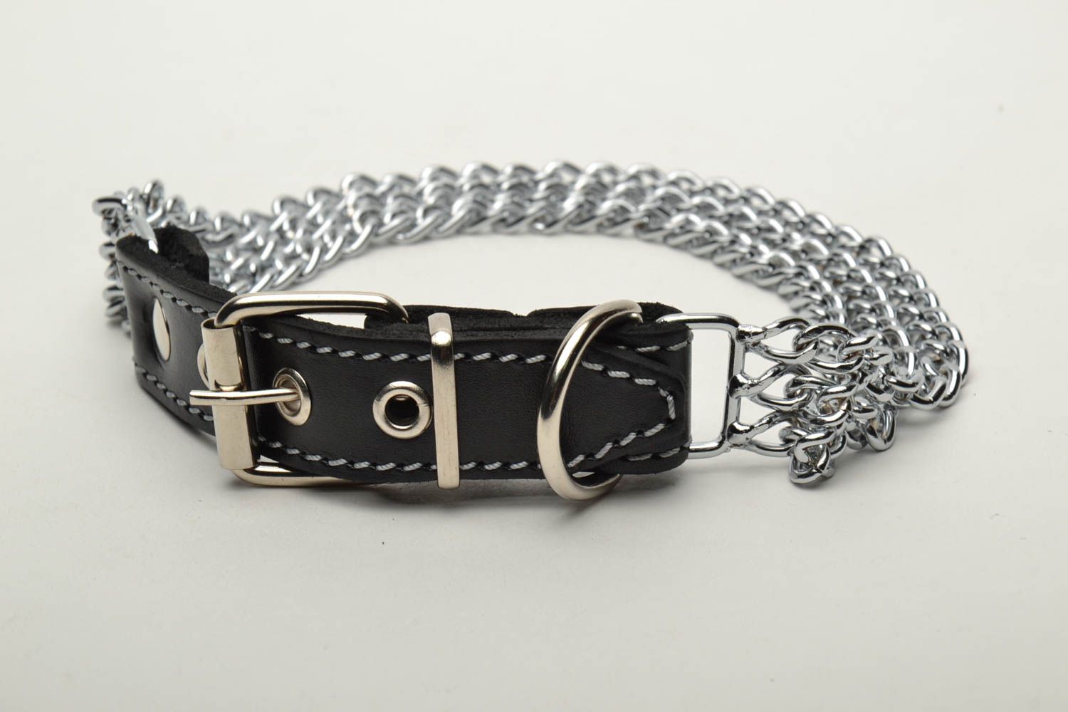Metal prong collar for dog photo 2