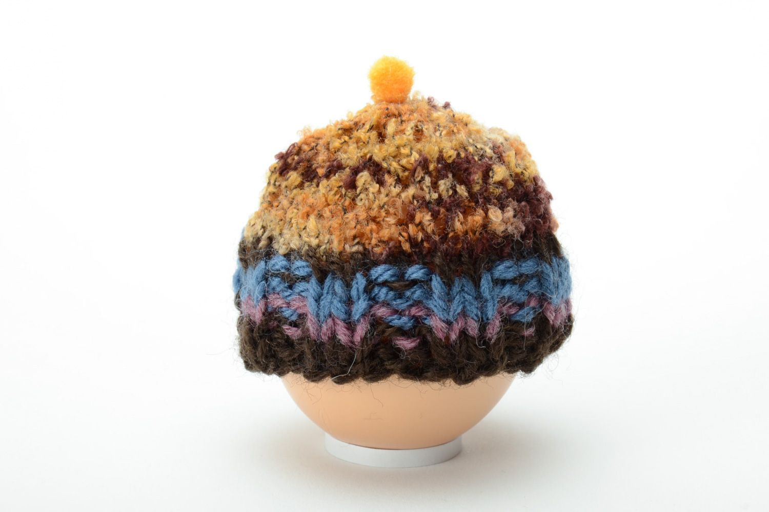 Handmade knitted Easter egg cozy photo 2