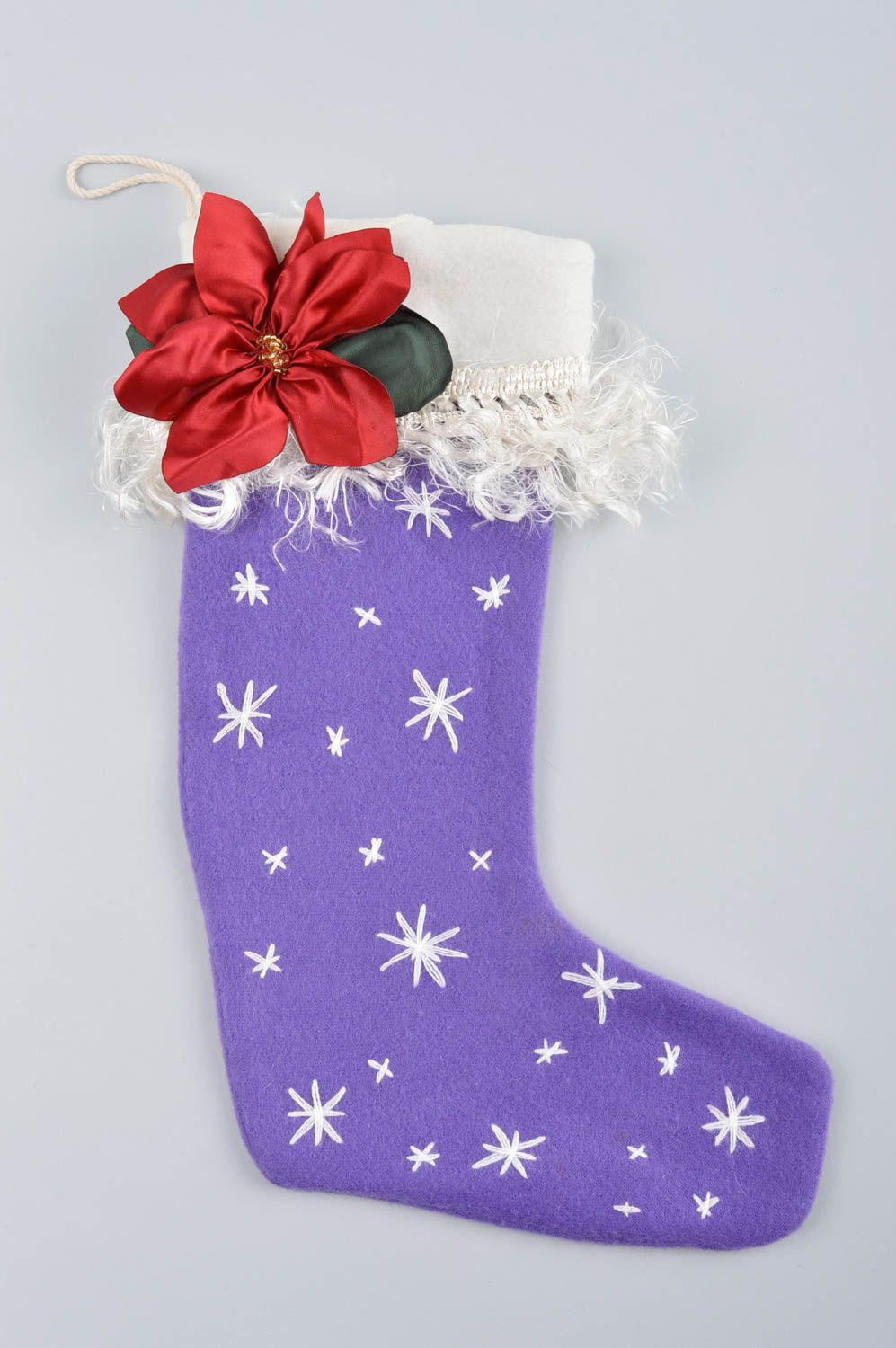 Handmade Christmas stockings Xmas stockings handmade decorations souvenir ideas photo 3