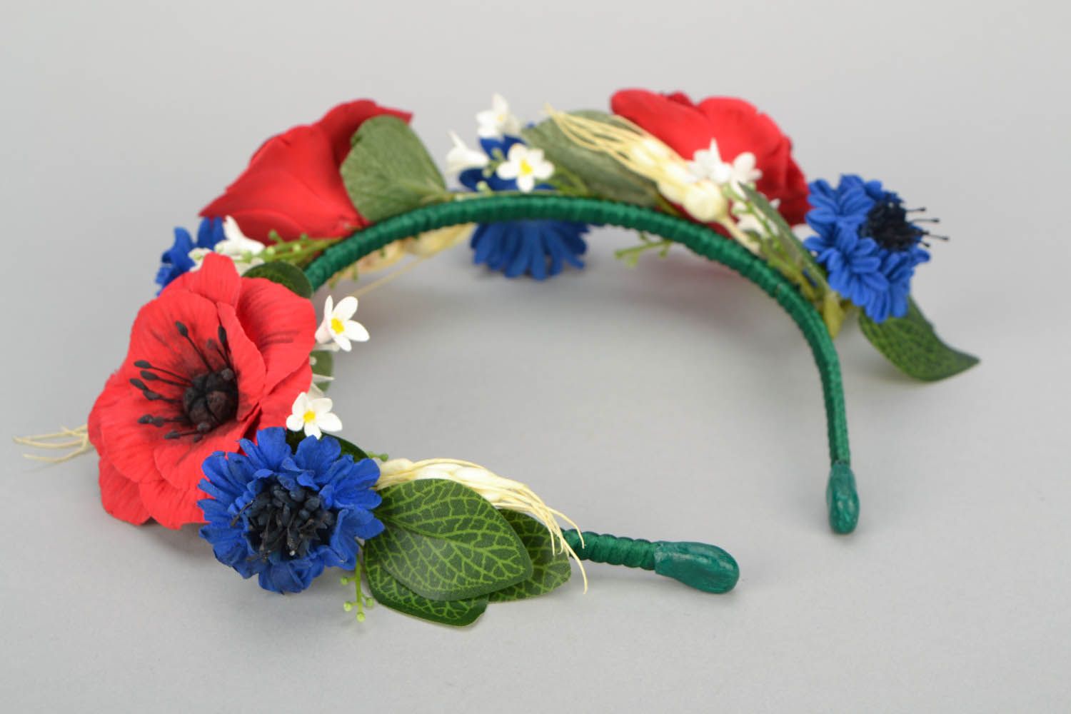 Hairband with flowers photo 5